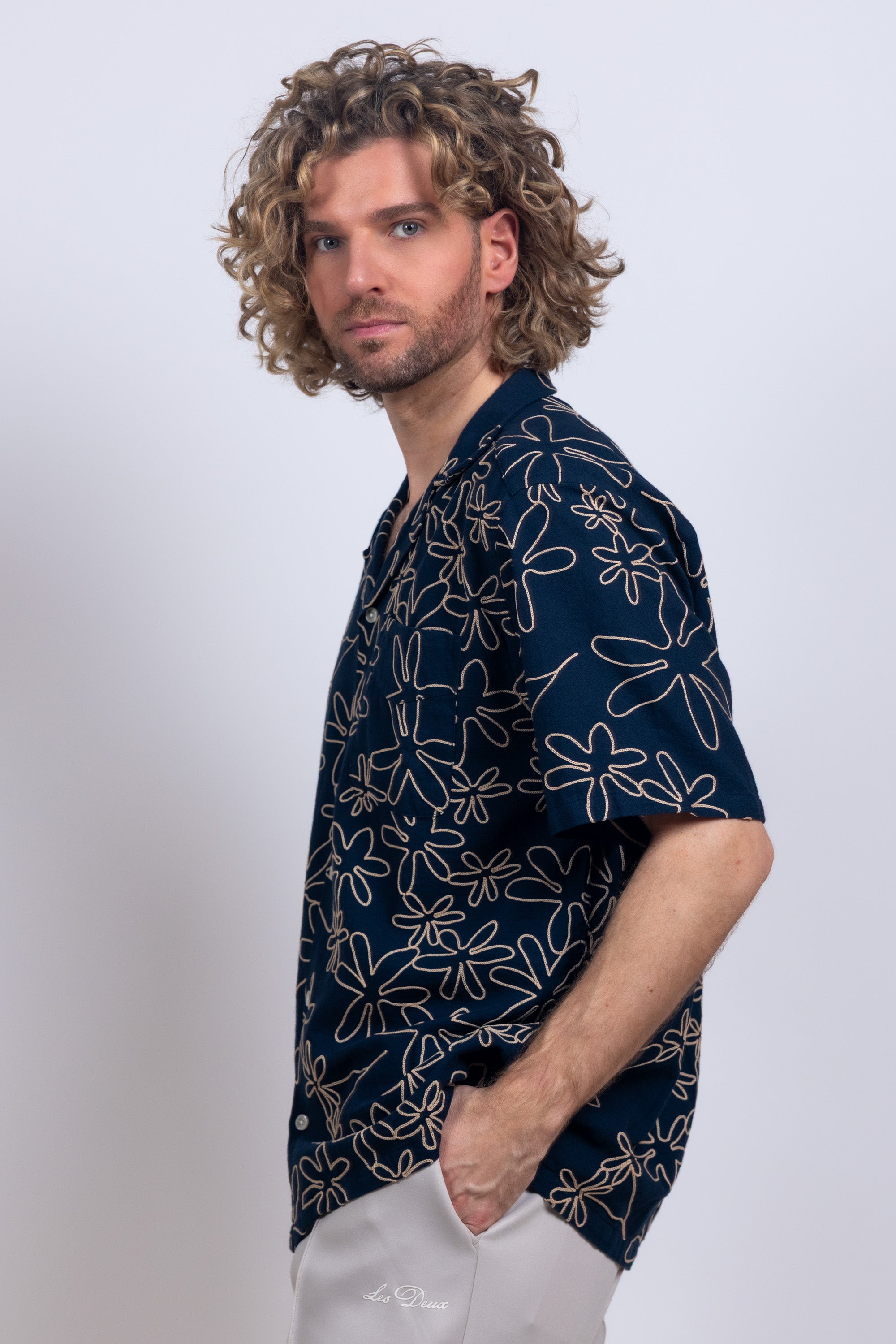 Shirt met print - Marine