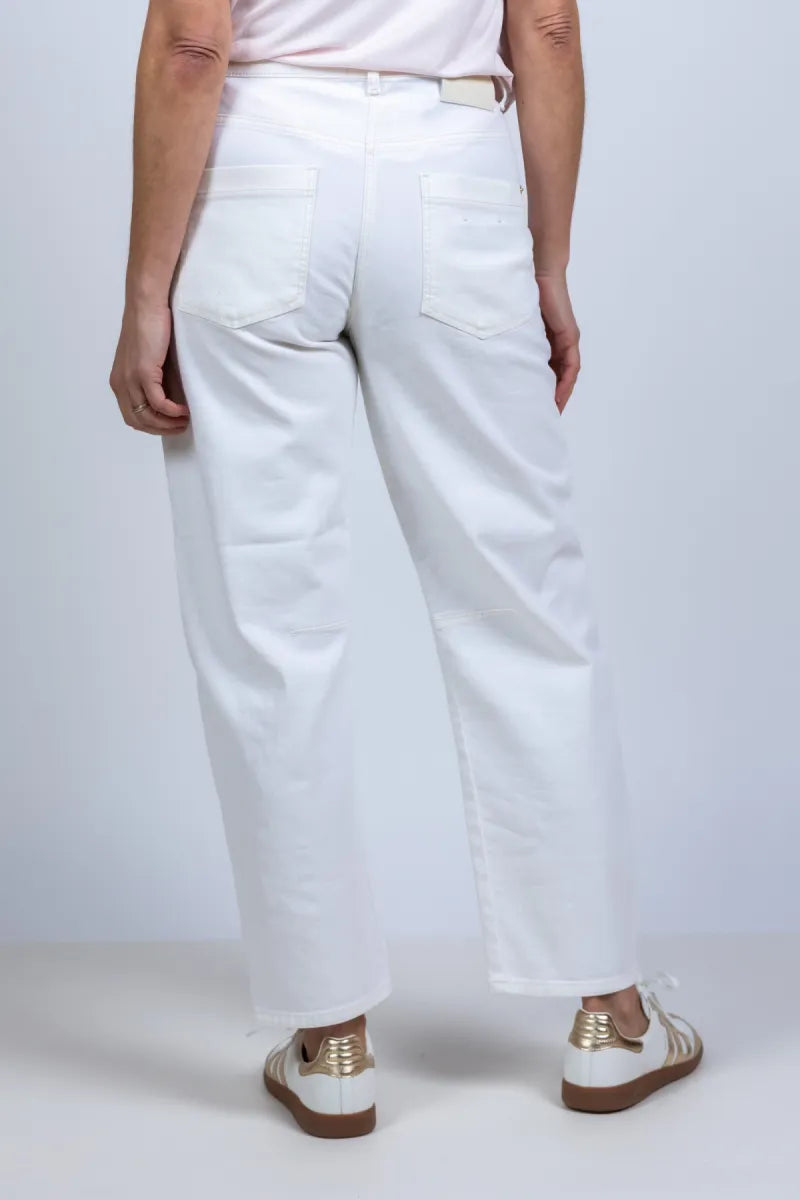 CAMBIO CAMBIO 9058-0382.13 Broek met zakken - Wit