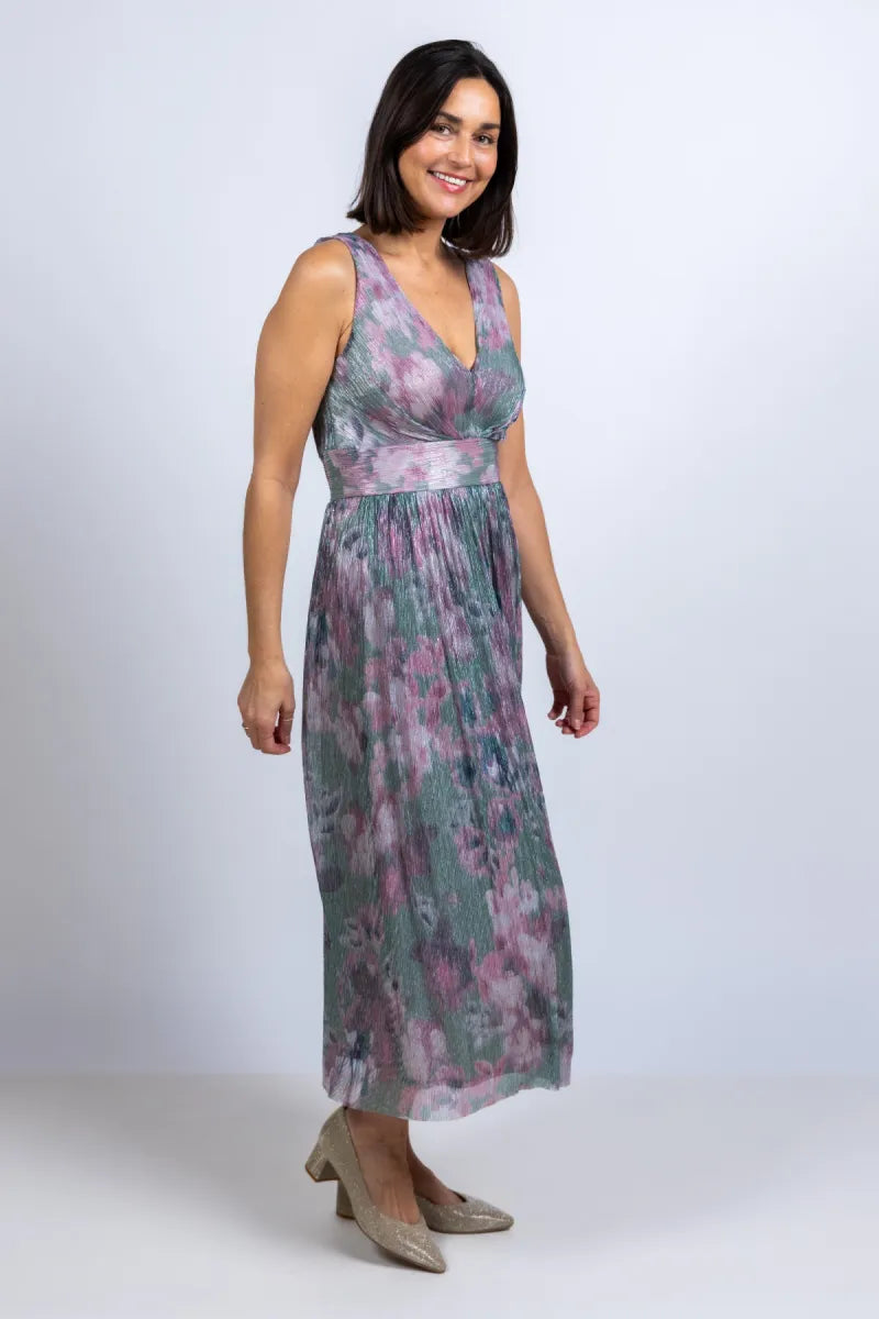 SWING SWING 5AK06100 SWING 5AK06100 Jurk met bloemenprint - Mint