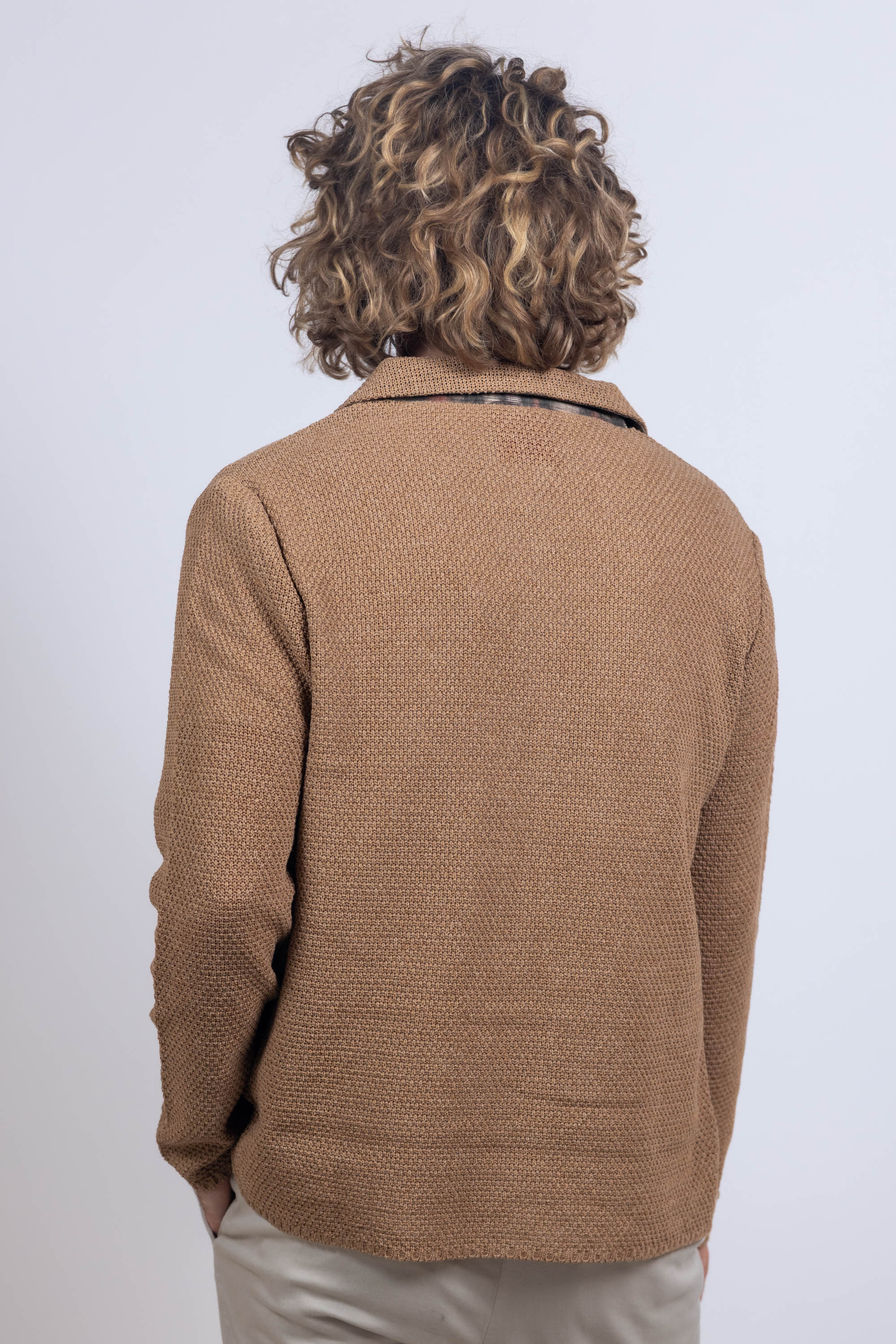 Jasje met knopen - Cognac