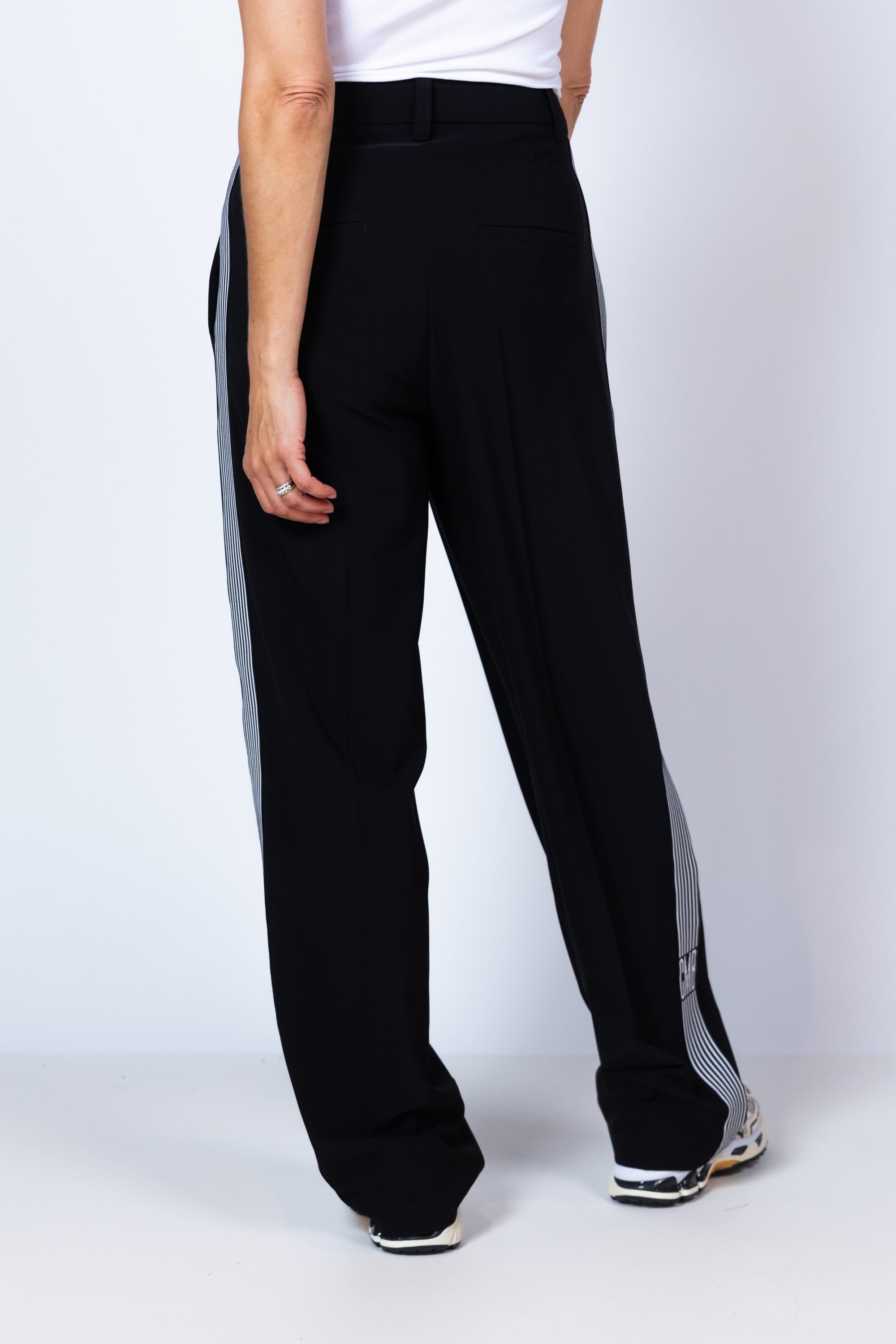 Broek met rechte pijpen - Zwart