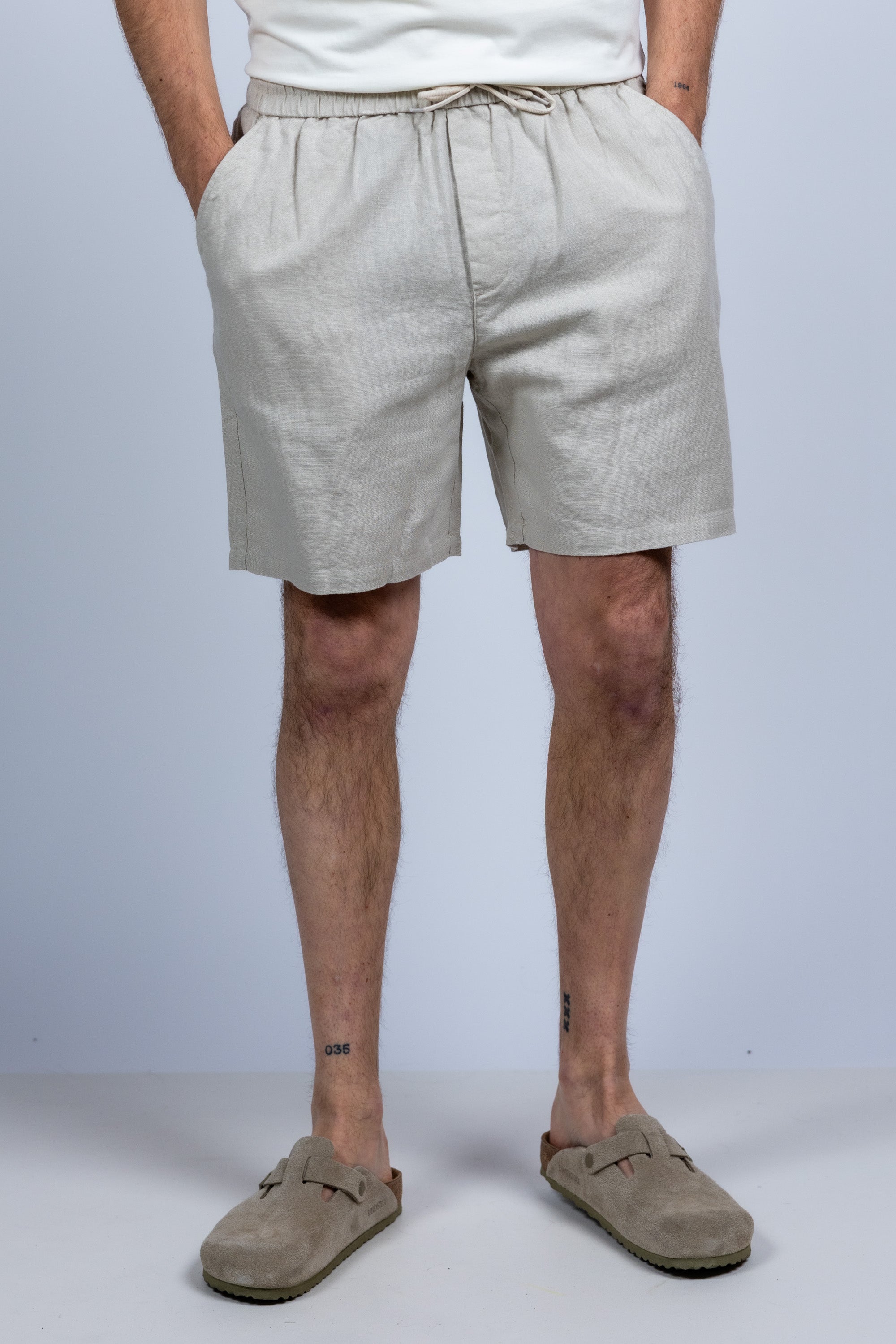 Short met koord - Beige
