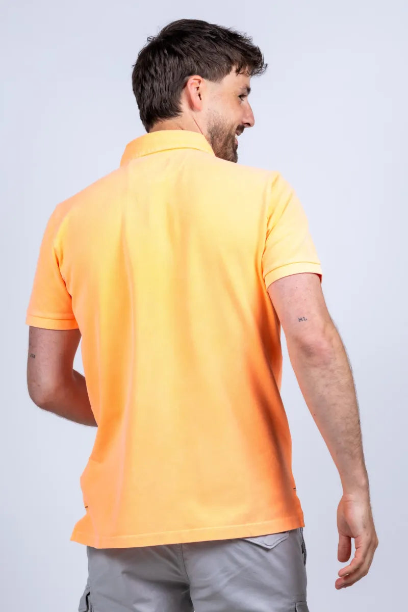 NEW ZEALAND AUCKLAND NEW ZEALAND AUCKLAND 26CN150 Polo met knopen - Oranje