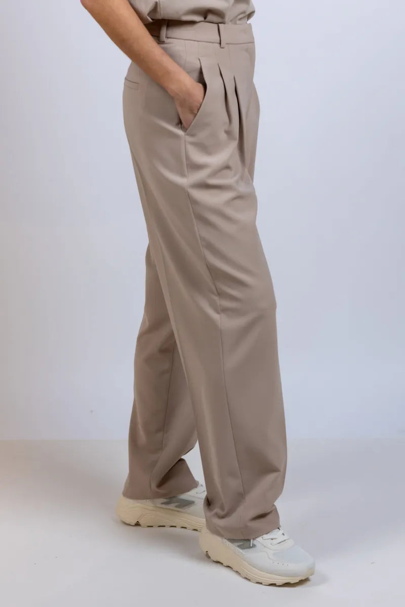 CAMBIO CAMBIO 6052-0468.00 Wijde pantalon - Zand