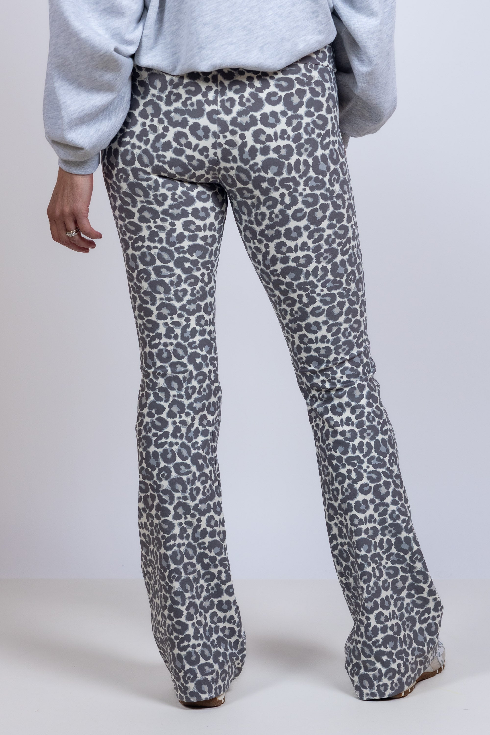 Legging met print - Middengrijs