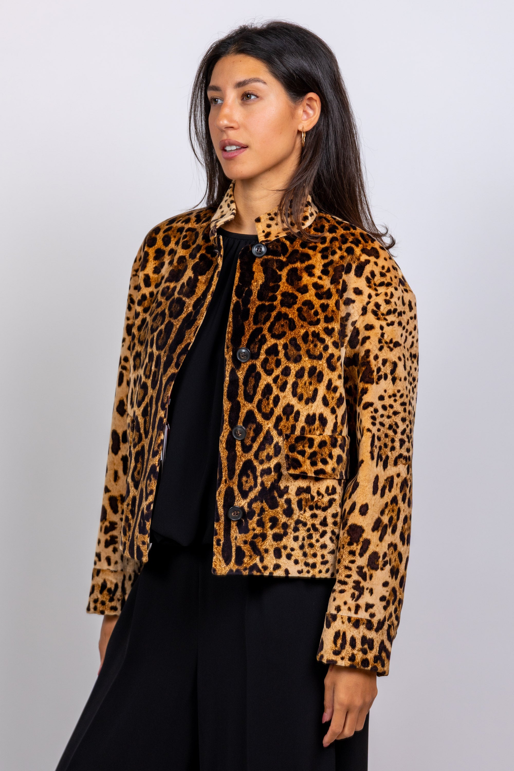 Jasje met print - Camel