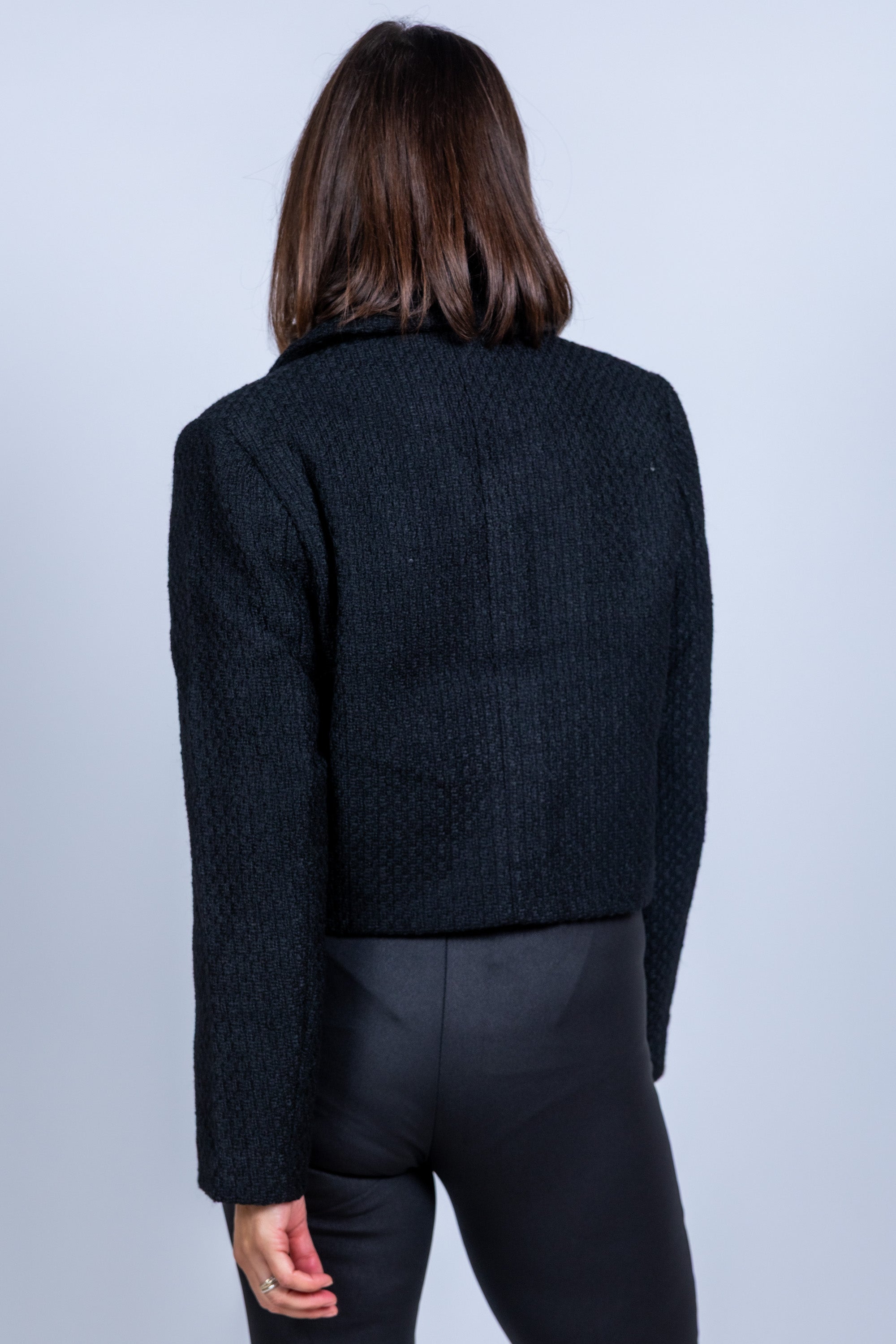 Jasje met strikjes - Zwart