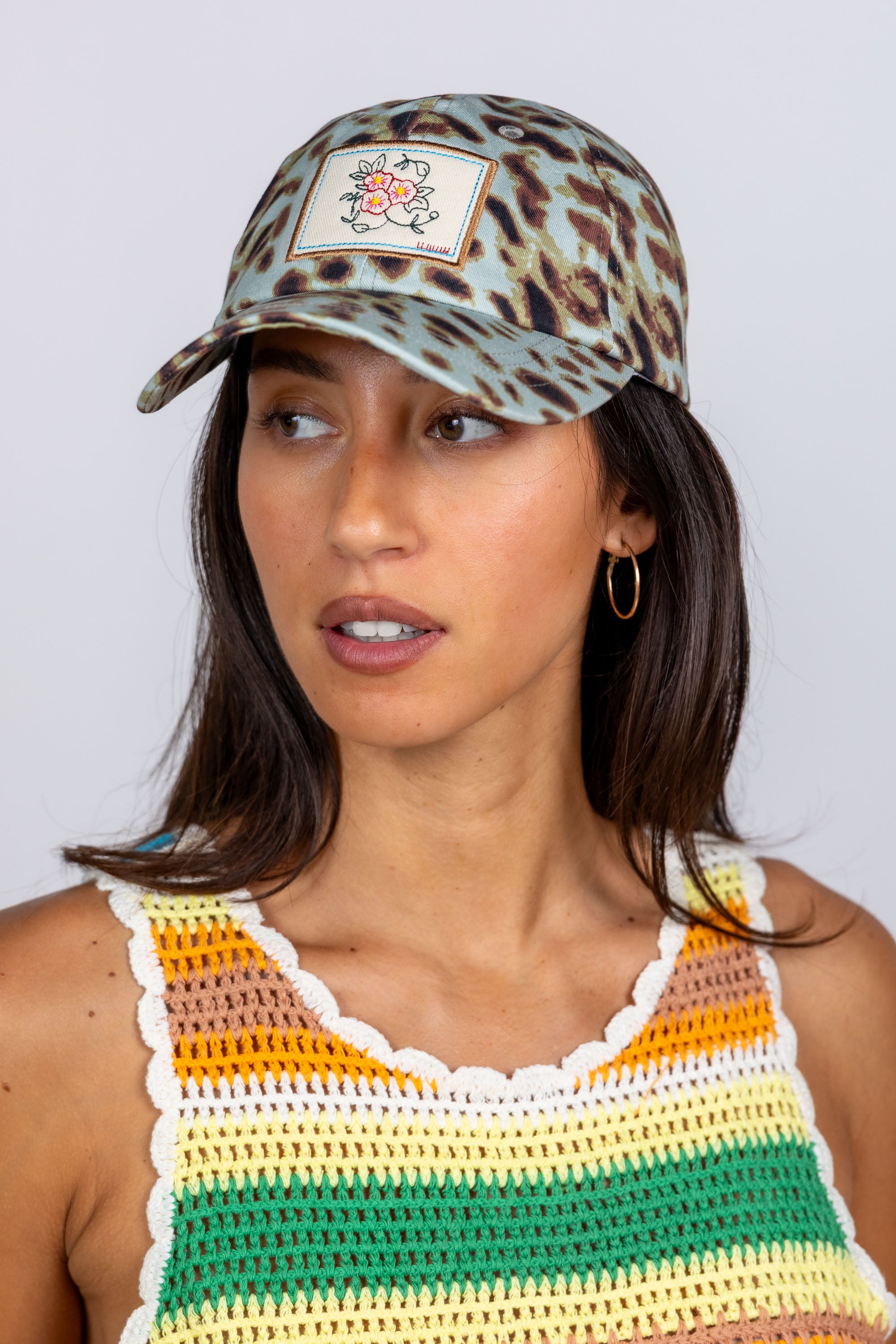 Pet met print - Mint