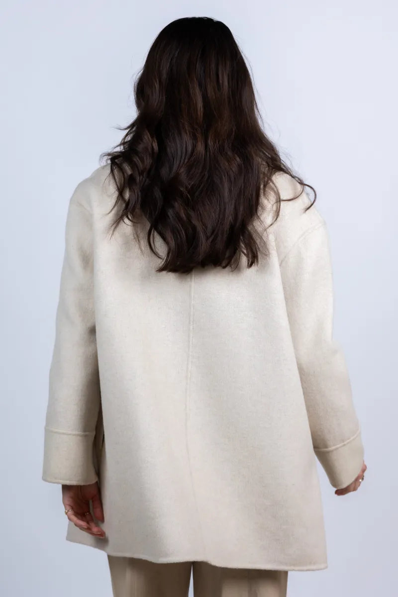 STUDIO AR STUDIO AR NADINE Jas met franjes - Beige