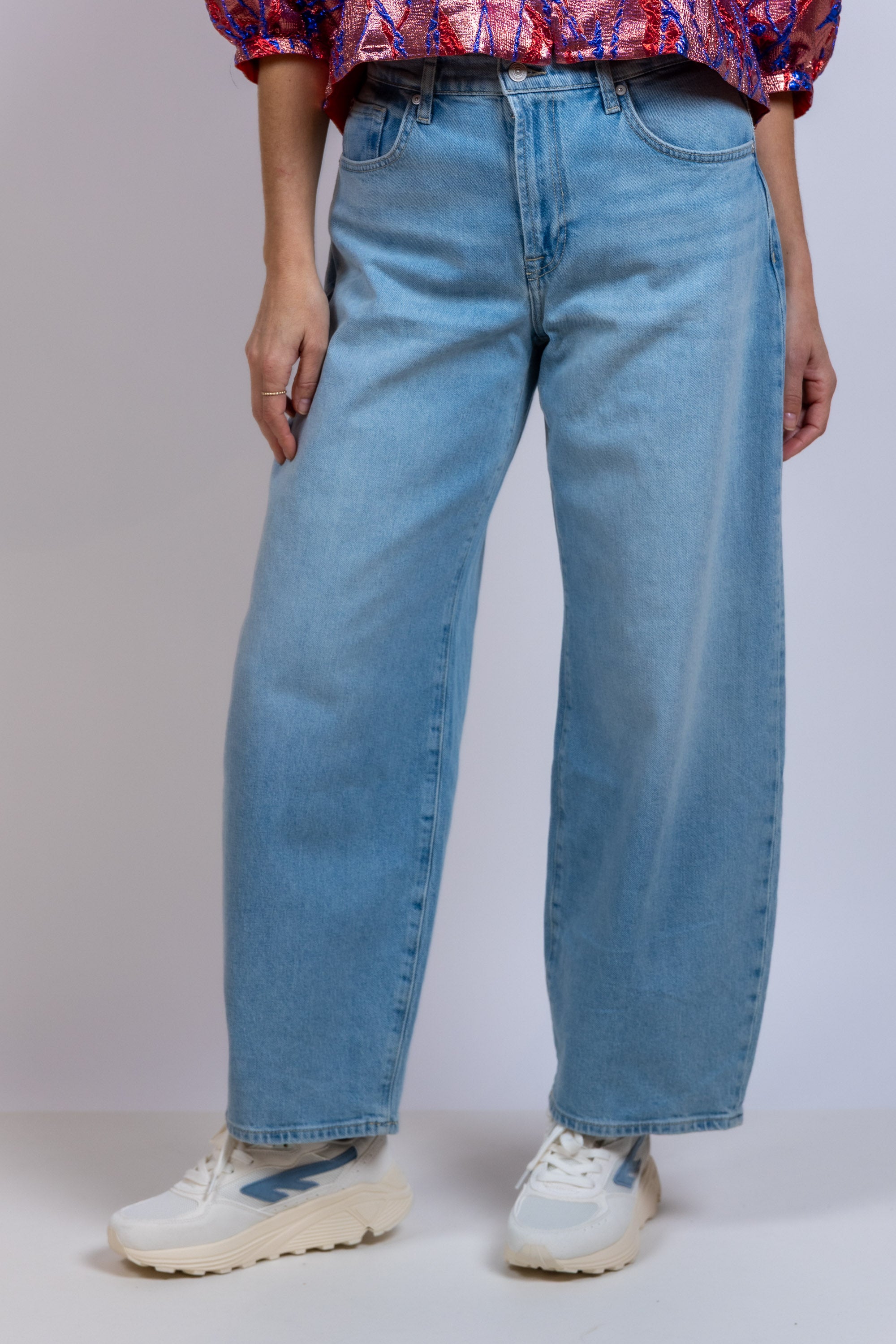 Jeans met balloonfit - Licht jeans