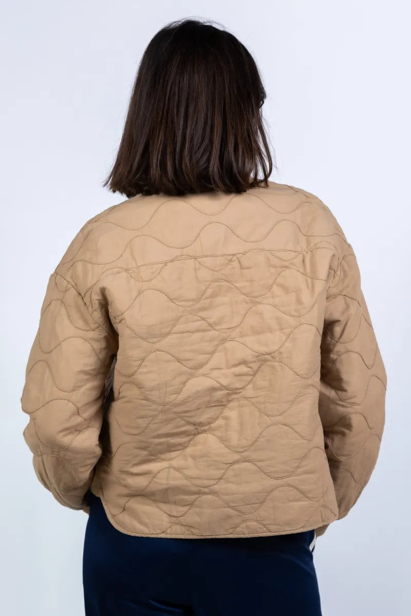 GEISHA GEISHA 65100-70 Jasje met knopen - Zand