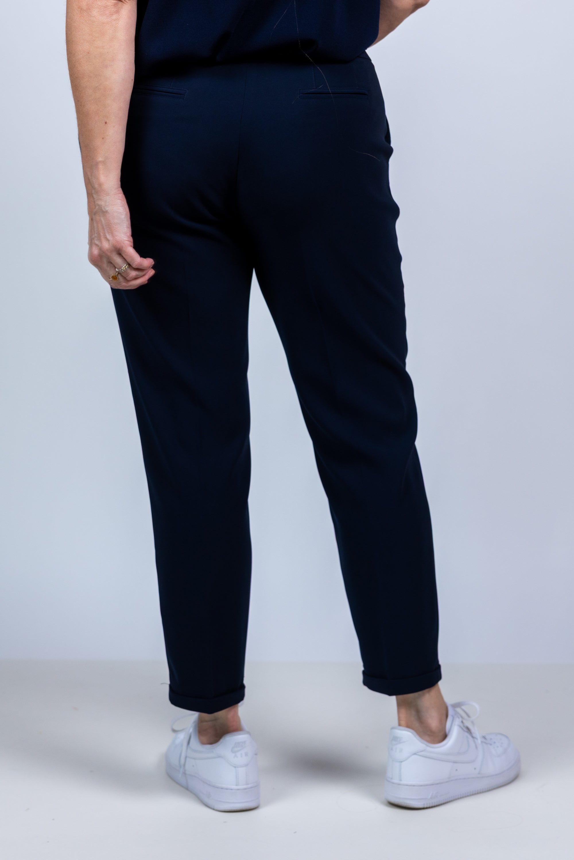 Broek met zakken - Marine