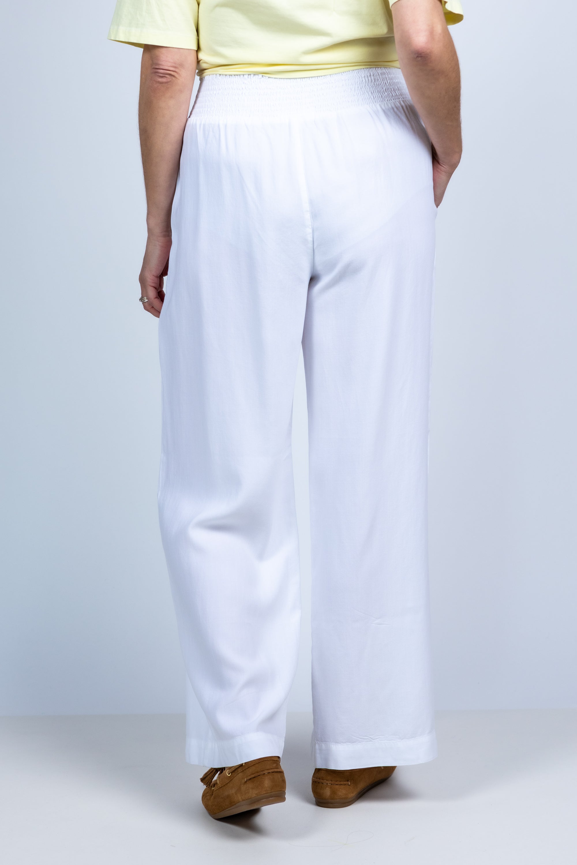 Wijde broek - Wit