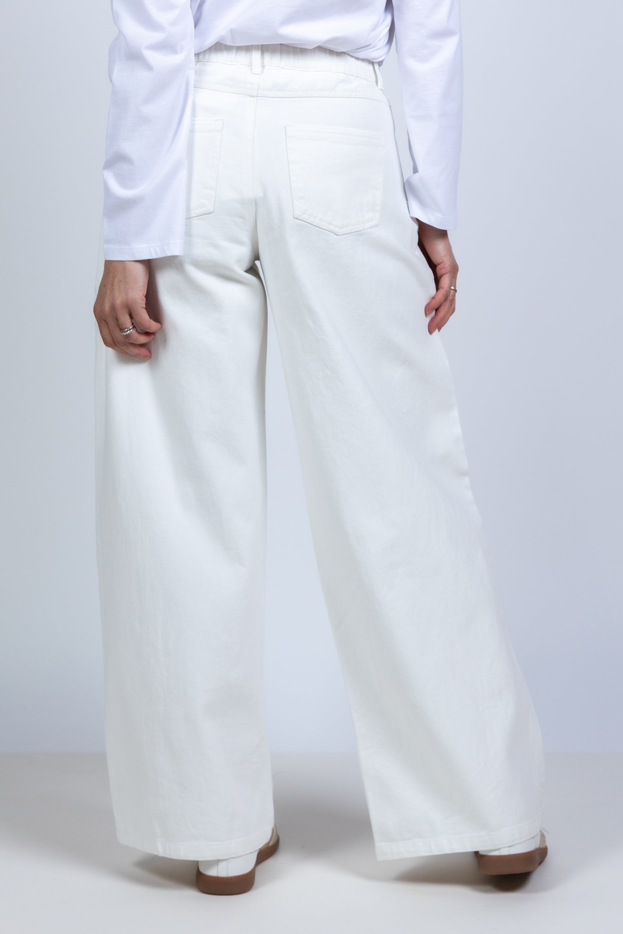 Wijde broek - Wit