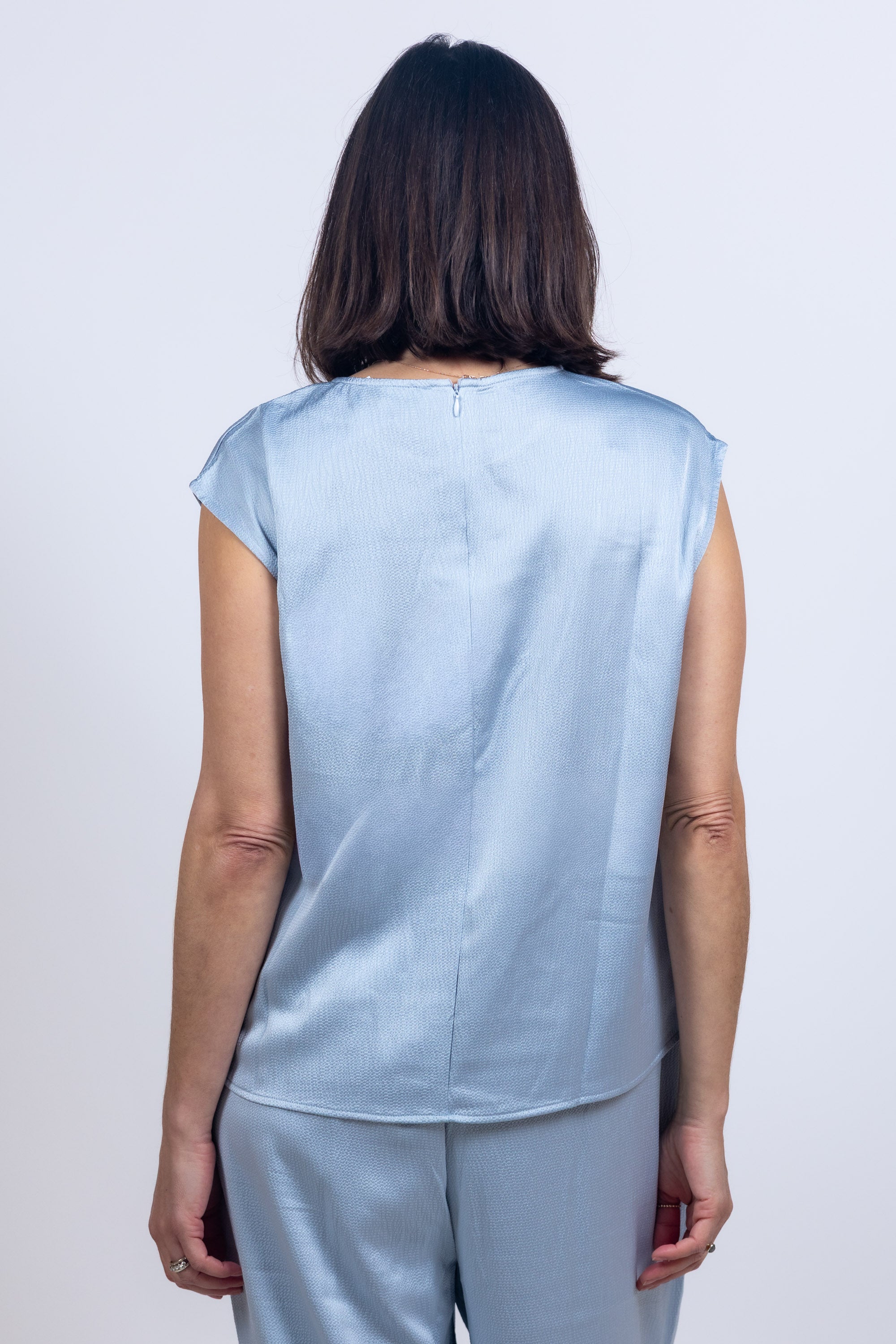 Top zonder mouwen - Bleu