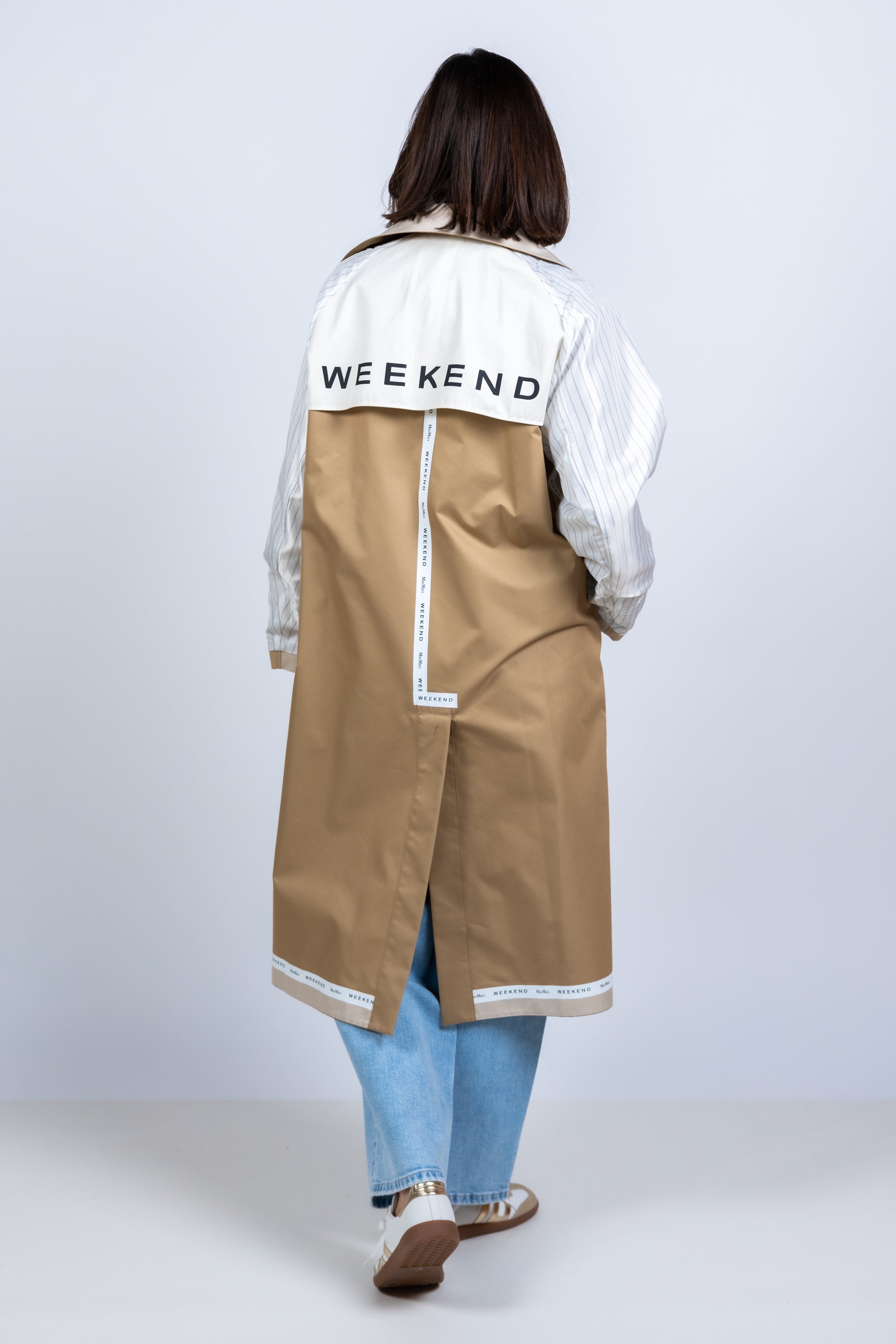 Trenchcoat met ceintuur - Zand