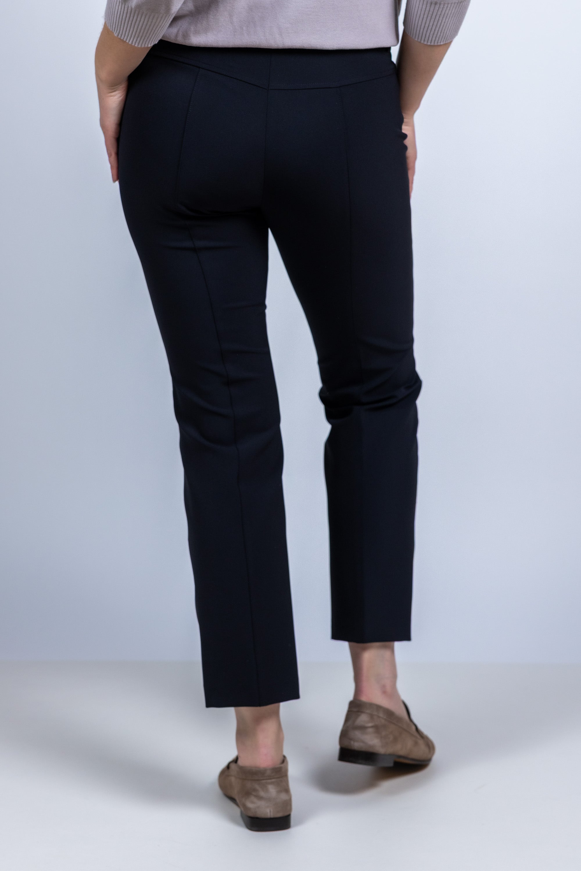 Pantalon met elastische band - Zwart