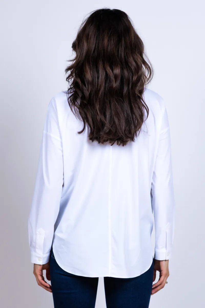 PENN & INK PENN & INK MAGDA PENN & INK MAGDA Blouse met knopen - Wit