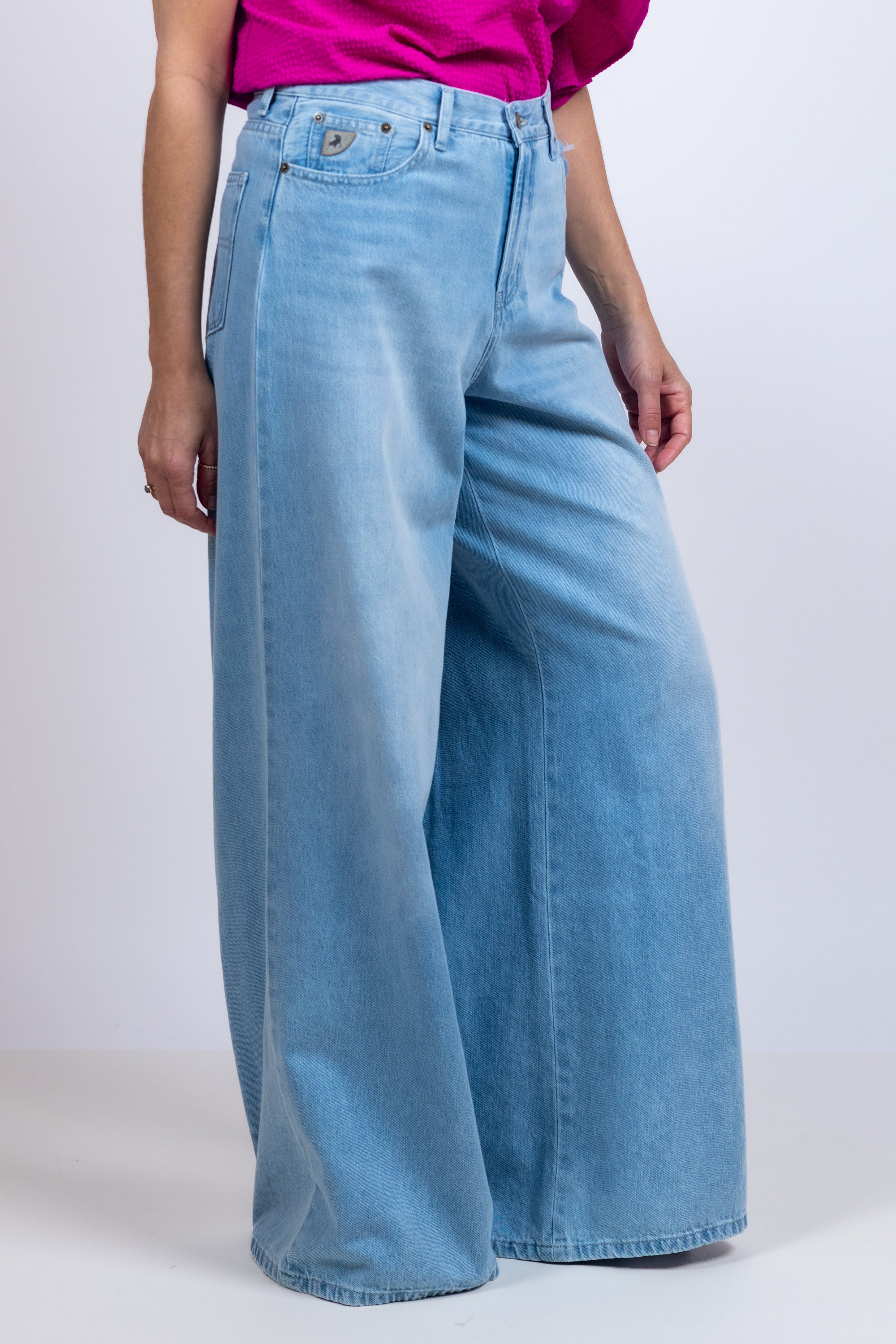 Wijde jeans - Licht jeans