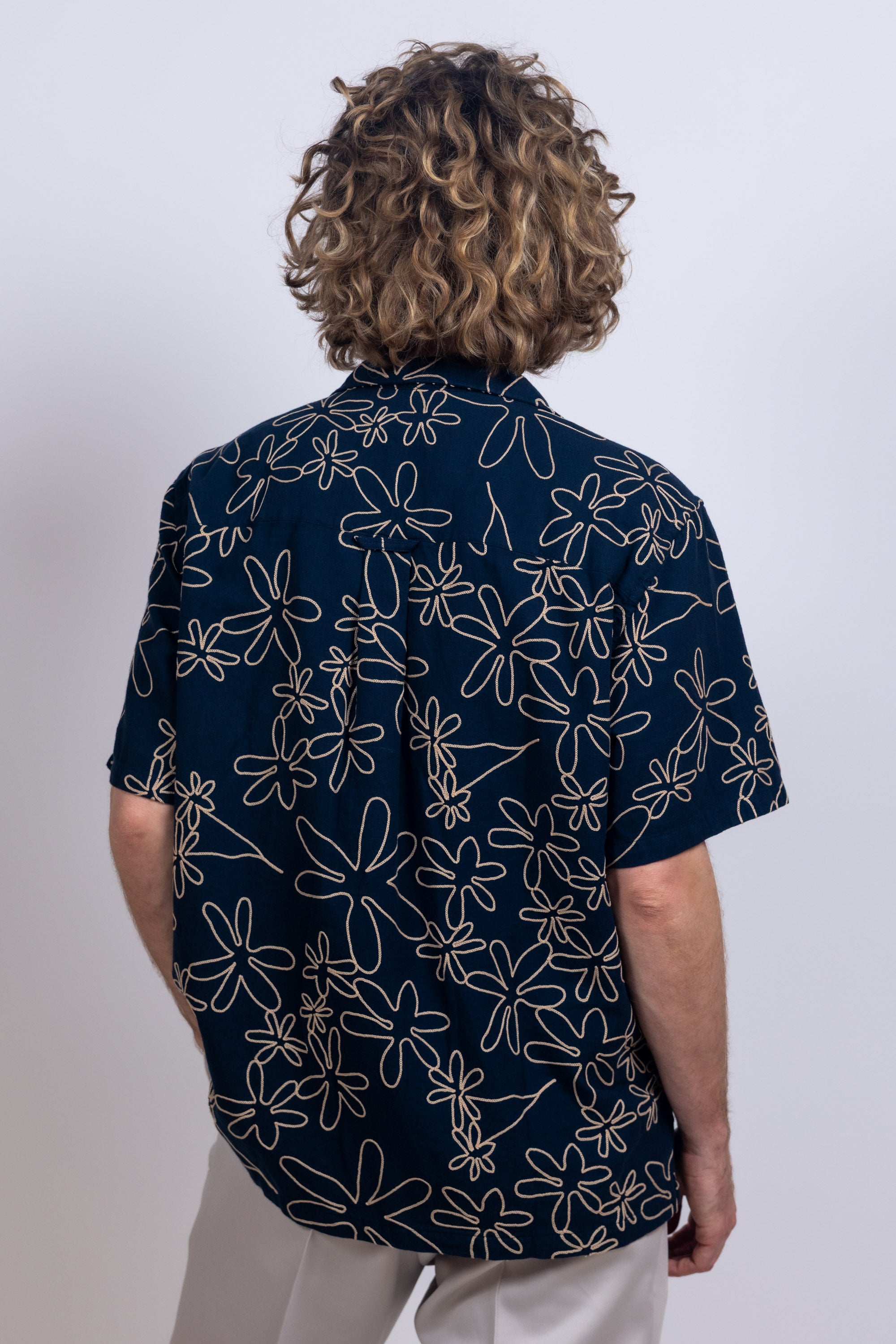 Shirt met print - Marine