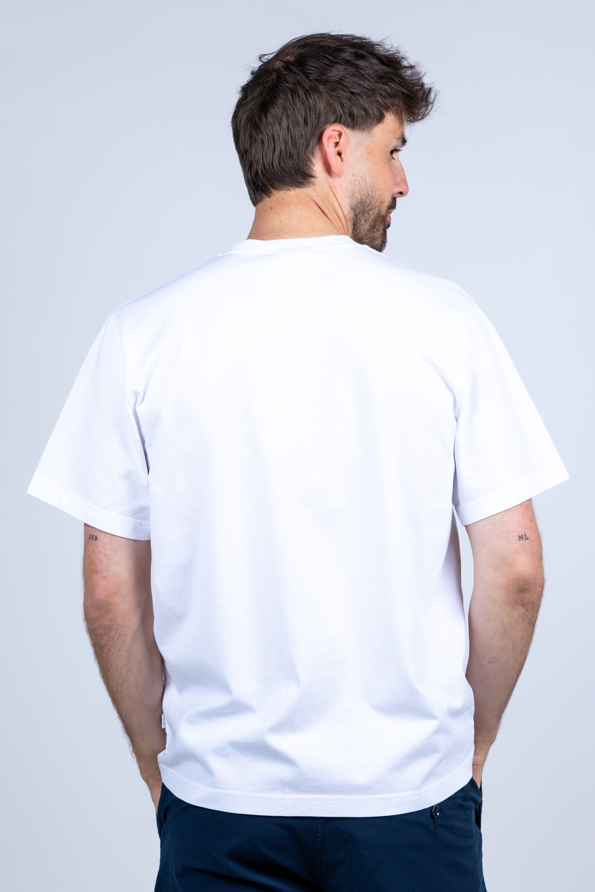 T-shirt met print - Wit
