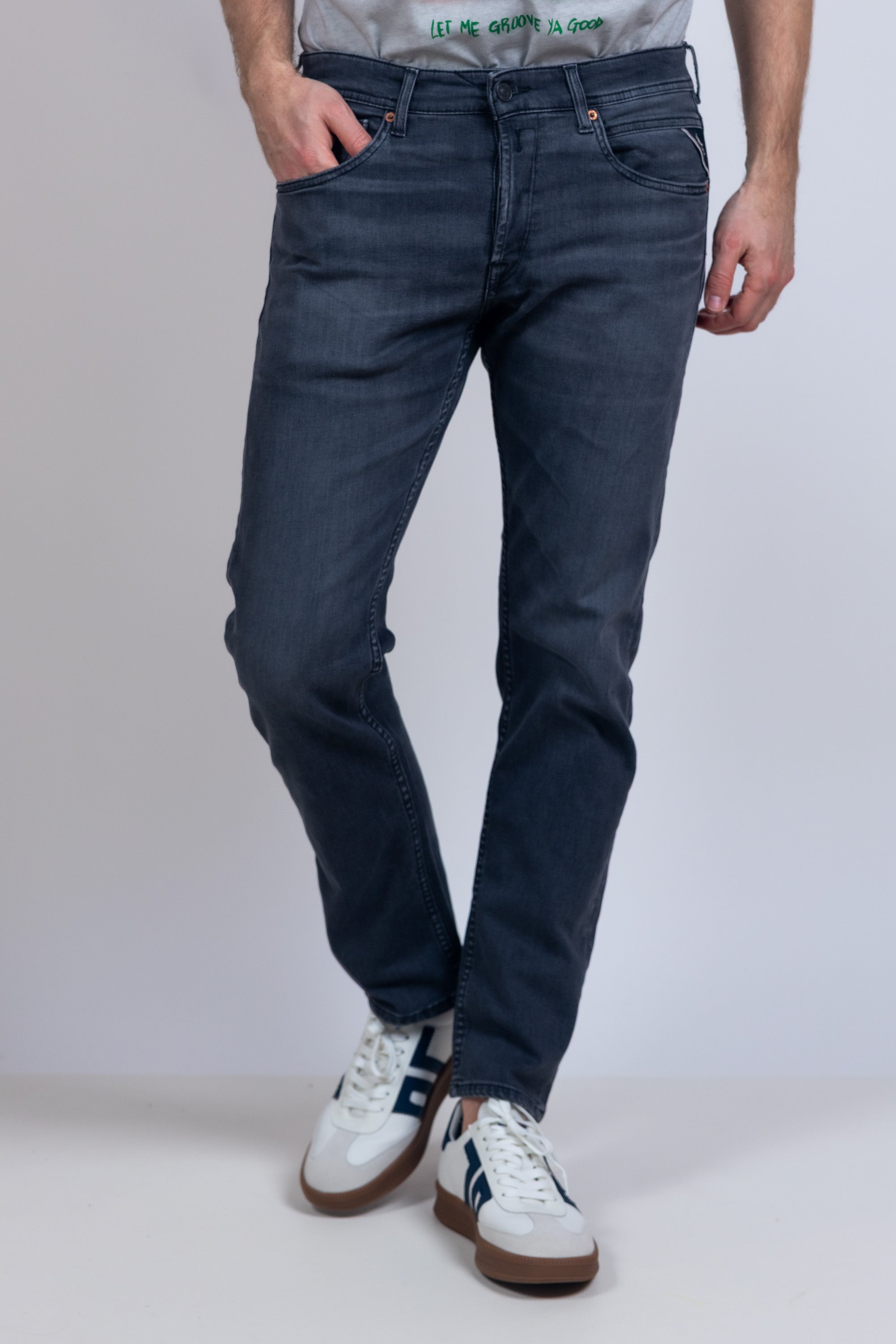 Slimfit jeans - Grijsdenim