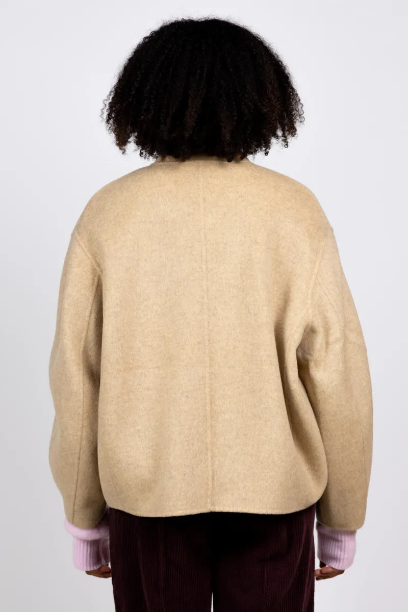 SOEUR SOEUR WINDSOR Jasje met ronde hals - Beige