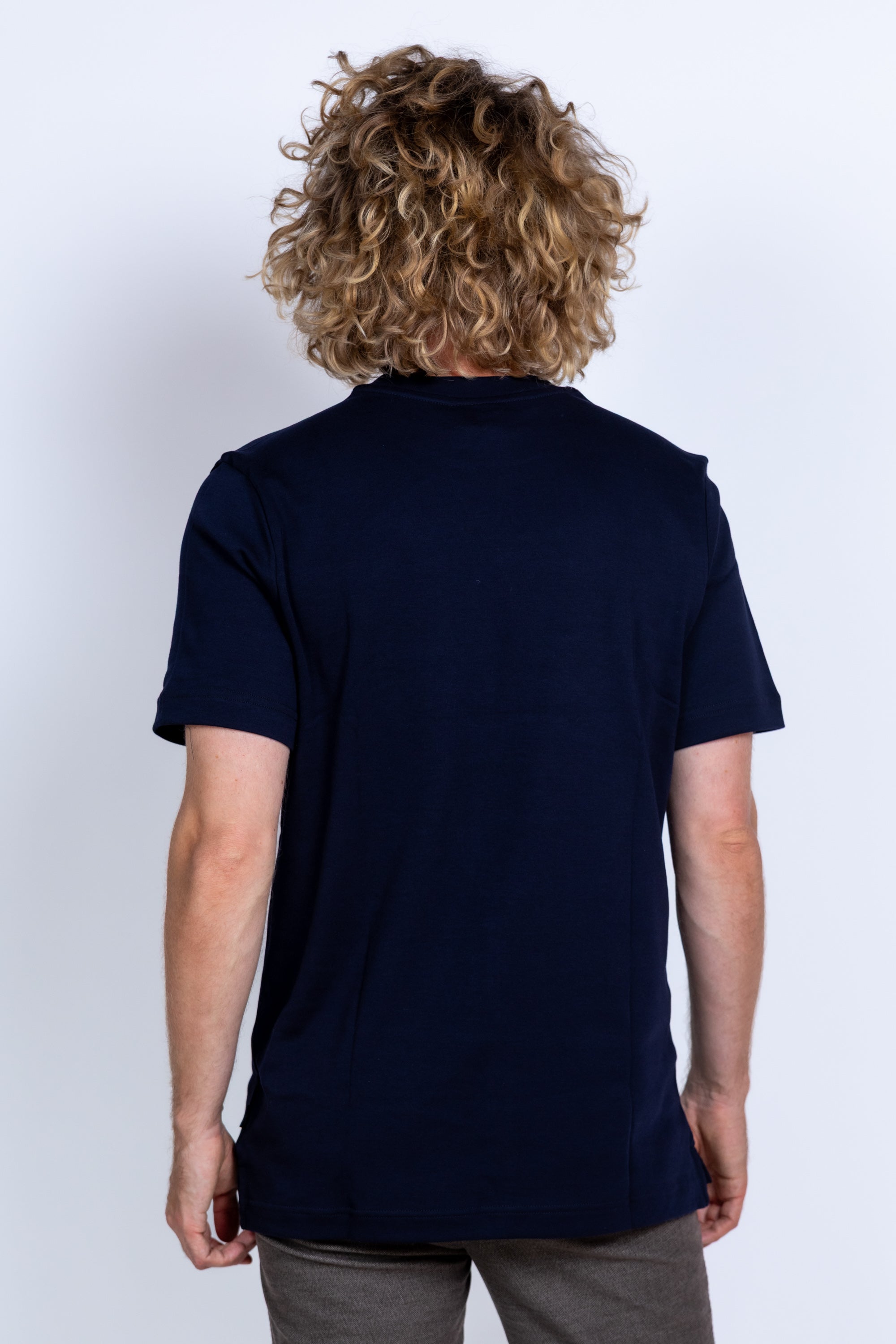 T-shirt met logo - Marine