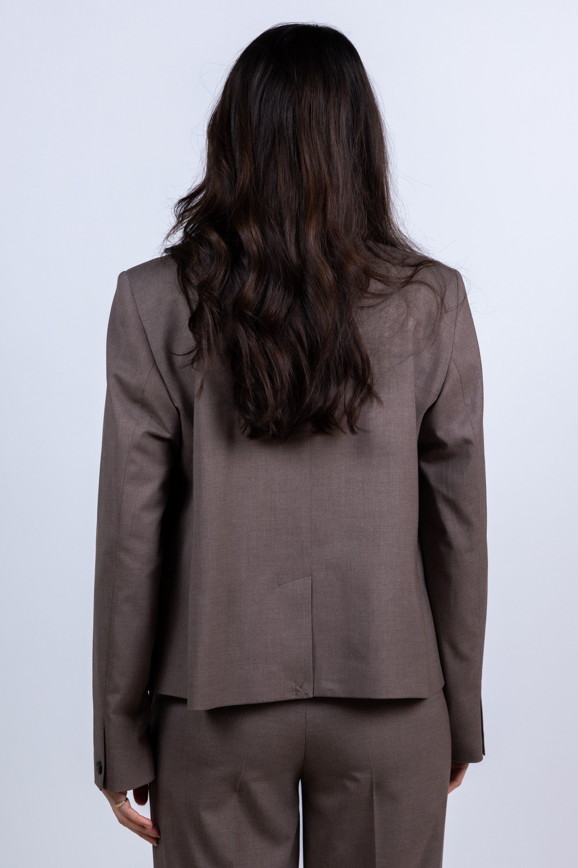 Blazer met knopen - Bruin