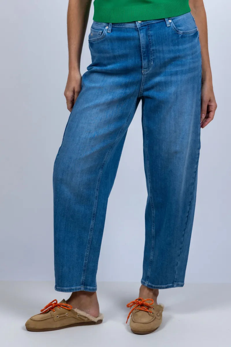 RAFFAELLO ROSSI RAFFAELLO ROSSI 9373 HANNI Jeans met balloonfit - Licht jeans
