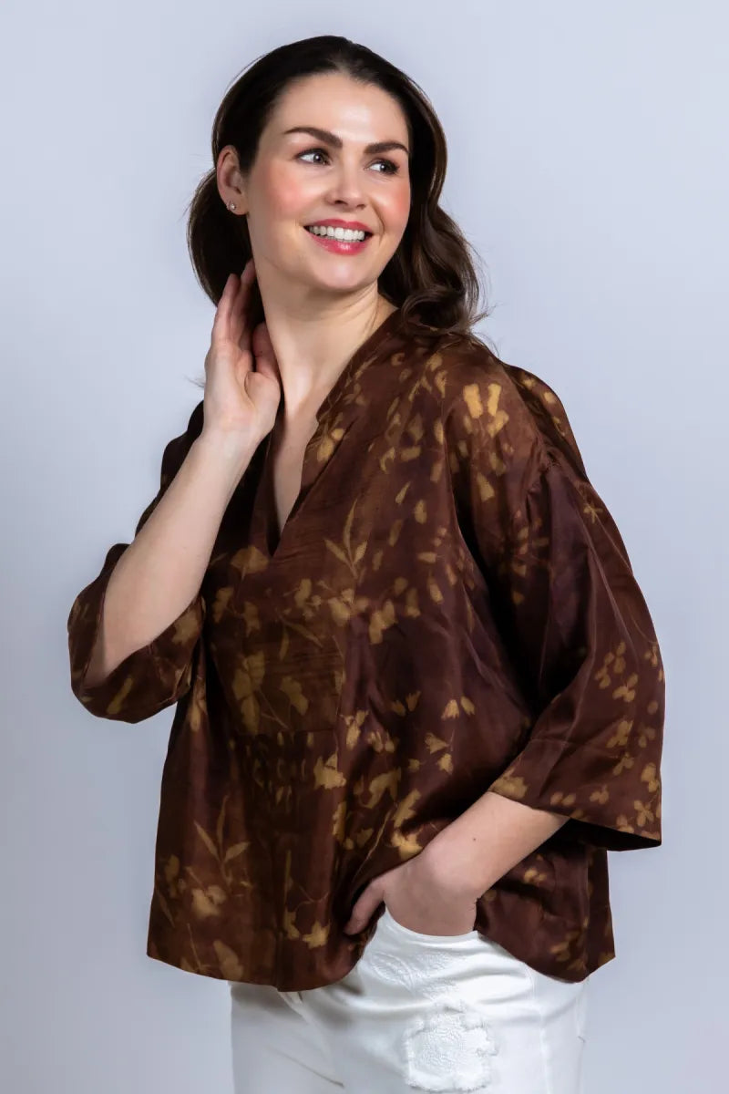 LA SALLE LA SALLE si13 LA SALLE si13 Blouse met print - Vicunia