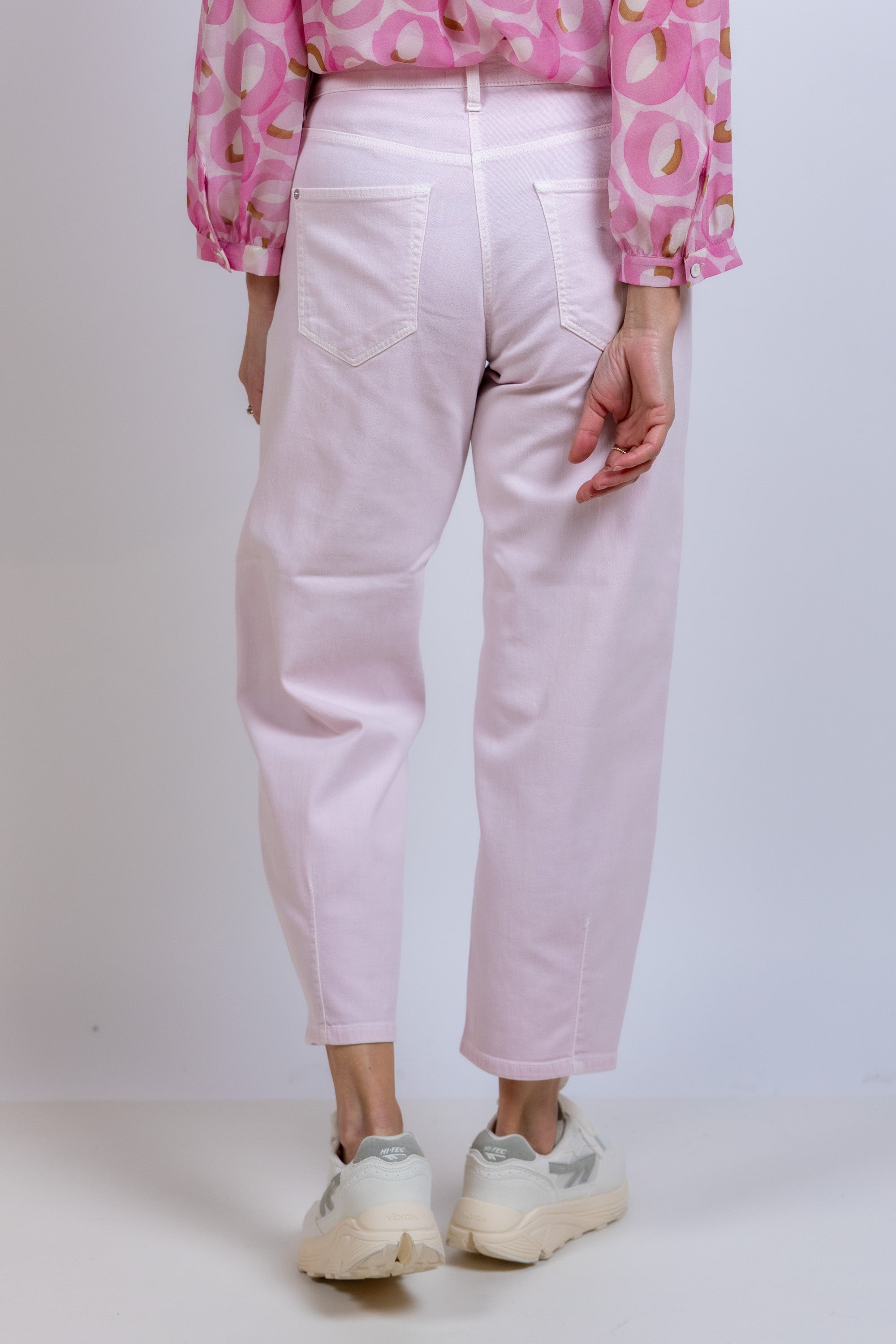 Broek met balloonfit - Roze