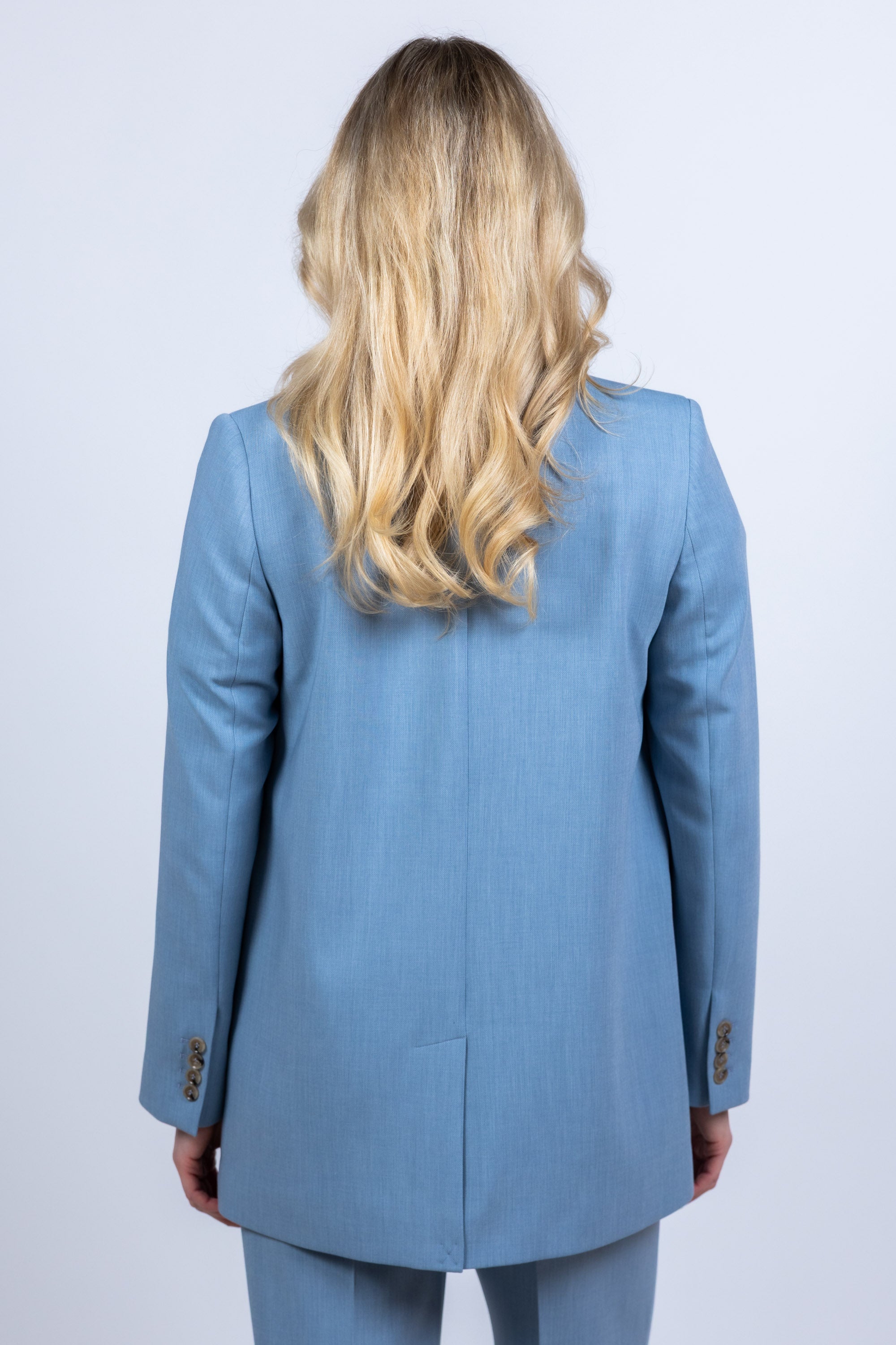 Blazer met knopen - Bleu