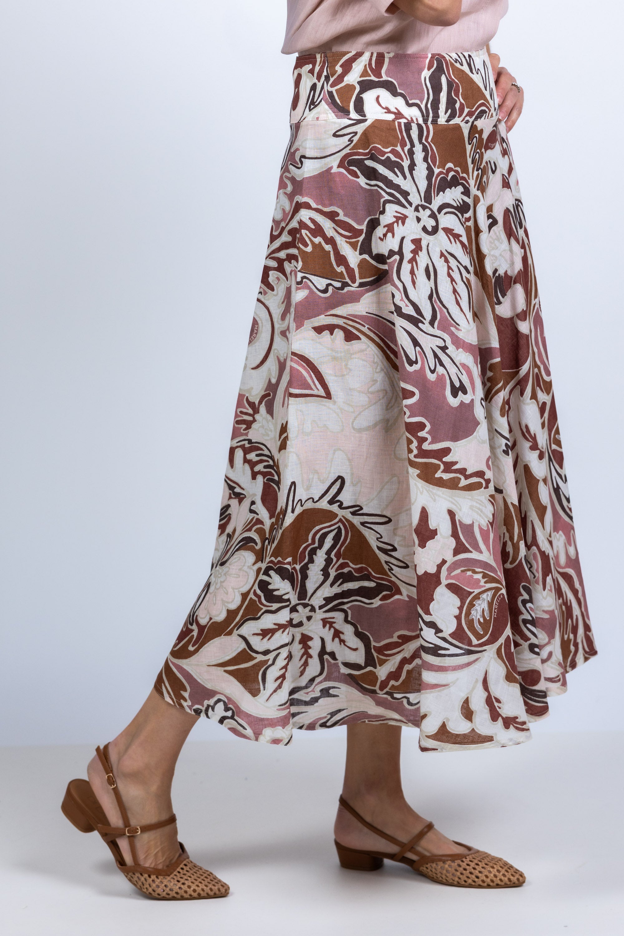 Rok met print - Lichtpoeder