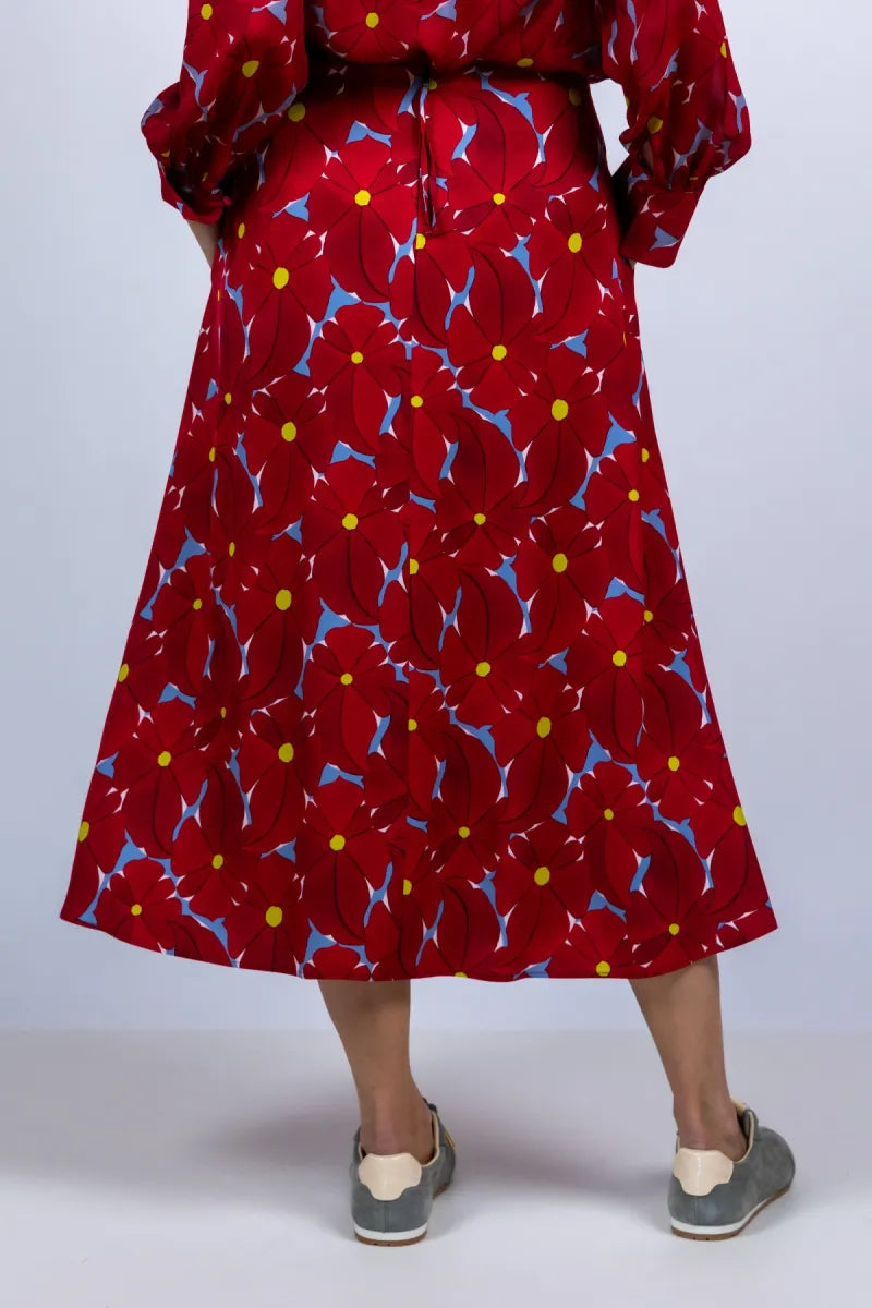 LUISA CERANO LUISA CERANO 538317-3822 LUISA CERANO 538317-3822 Rok met bloemen - Rood