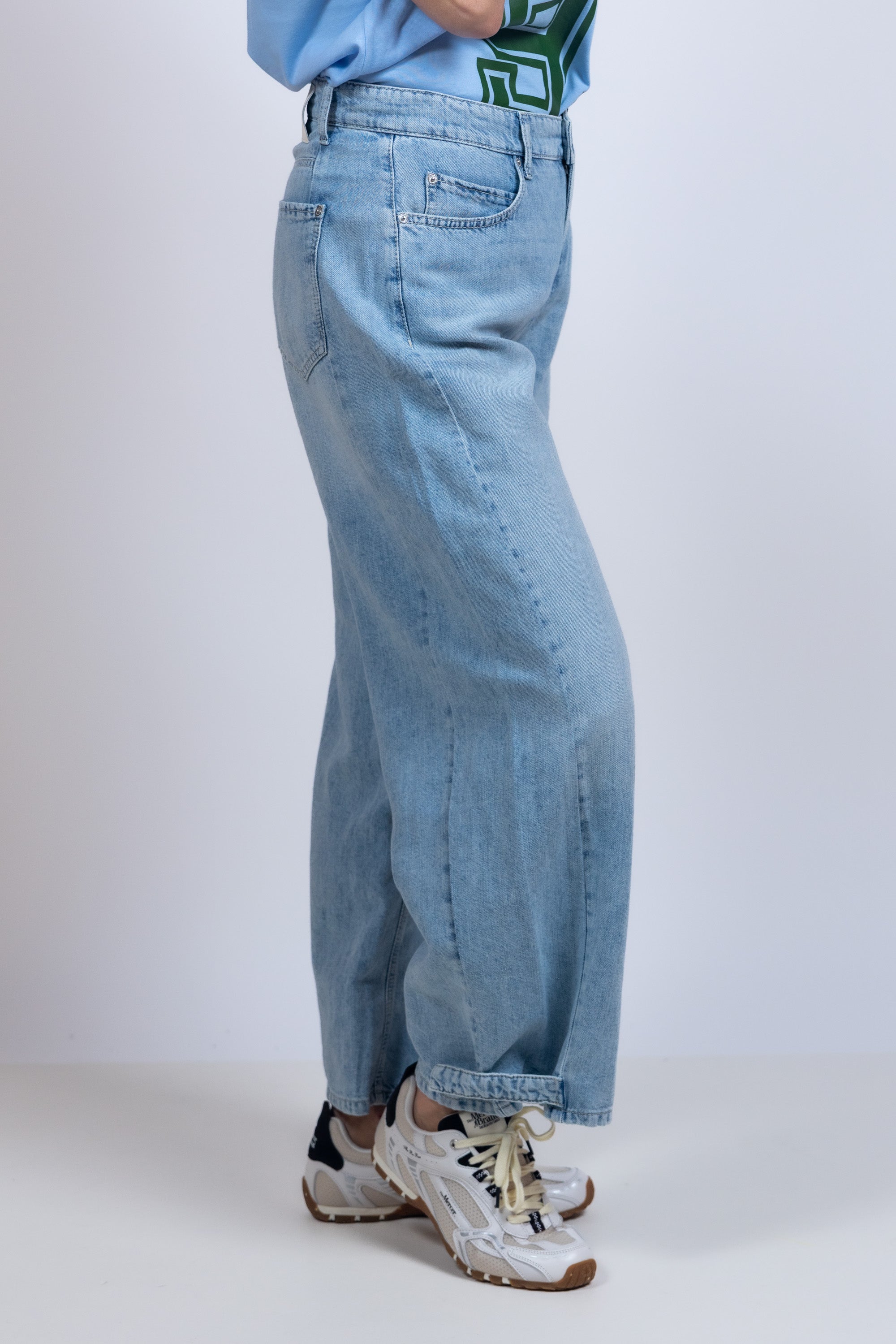 Wijde jeans - Licht jeans