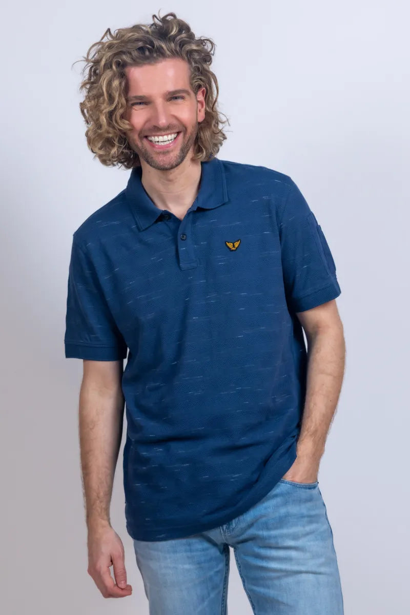 PME PME PPSS2603885 Polo met korte mouwen - Marine