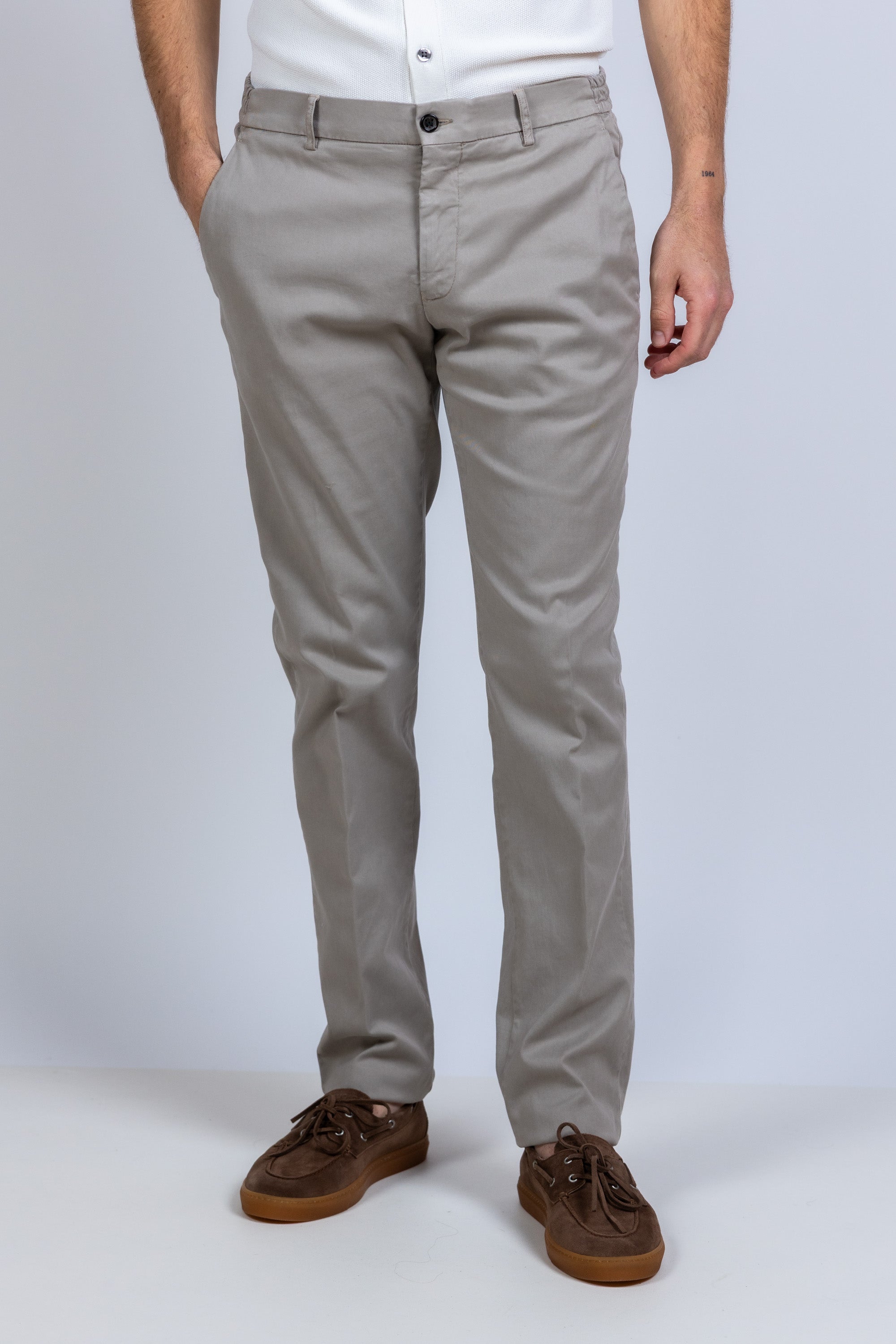 Chino - Licht taupe