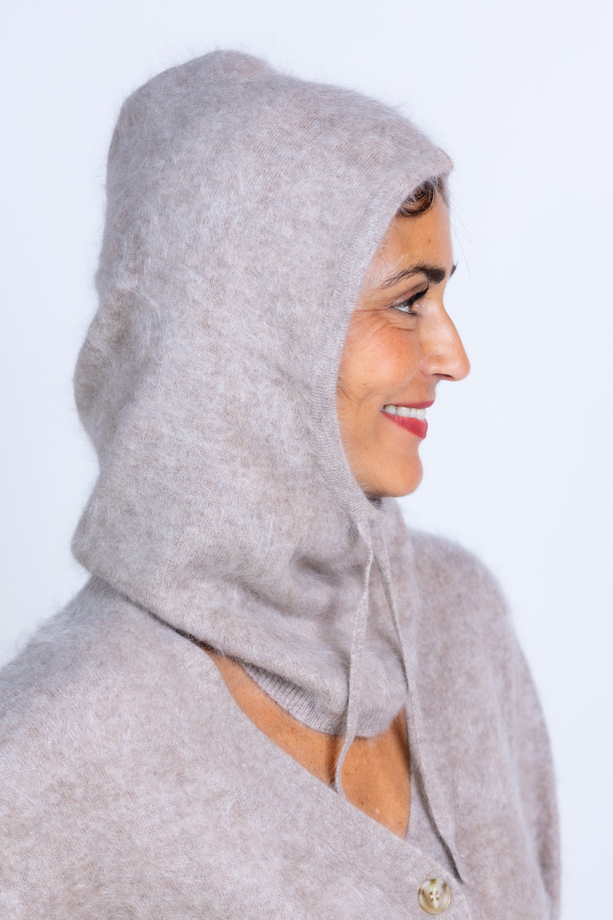 Cashmere capuchon - Beige