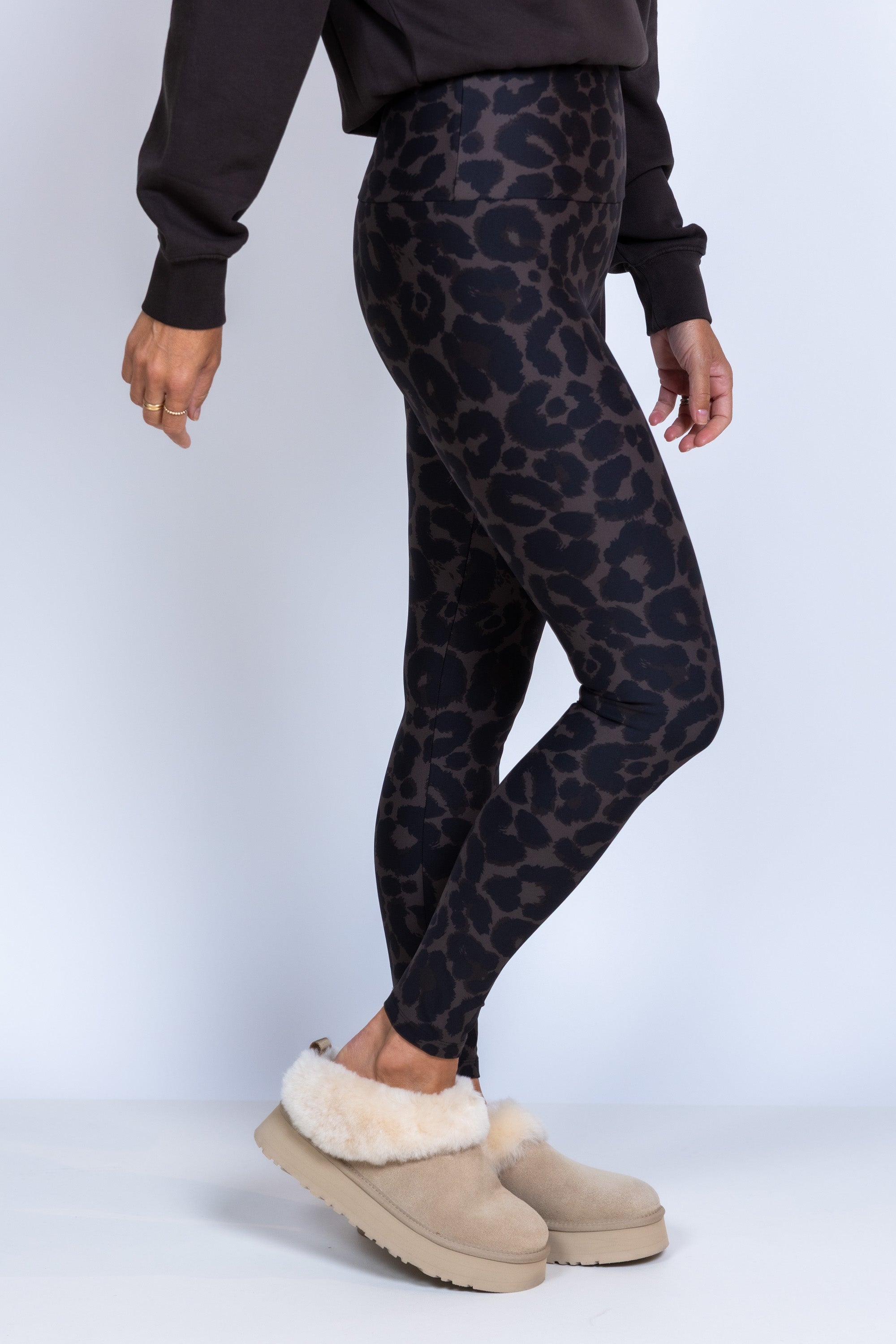 Legging met print - Khaki