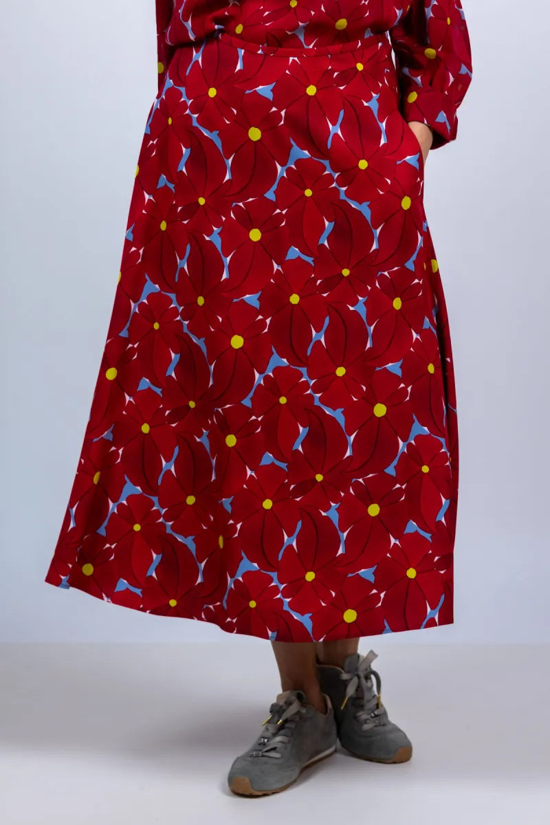 LUISA CERANO LUISA CERANO 538317-3822 LUISA CERANO 538317-3822 Rok met bloemen - Rood