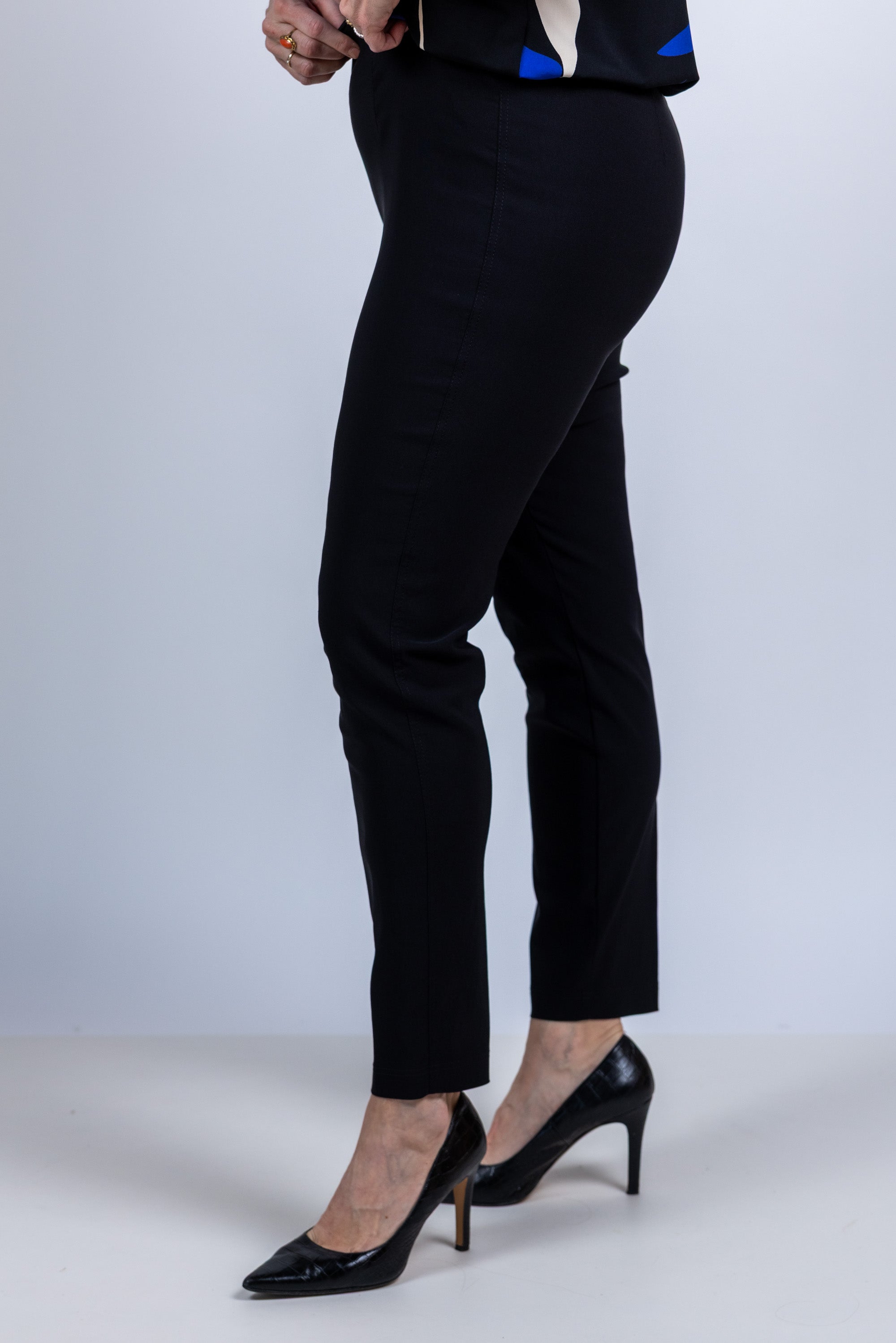 Broek met smalle pijpen - Zwart