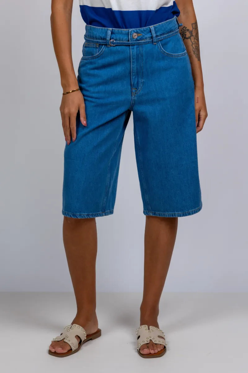 SELECTED SELECTED TENNA 16101366 Denim bermuda - Licht jeans