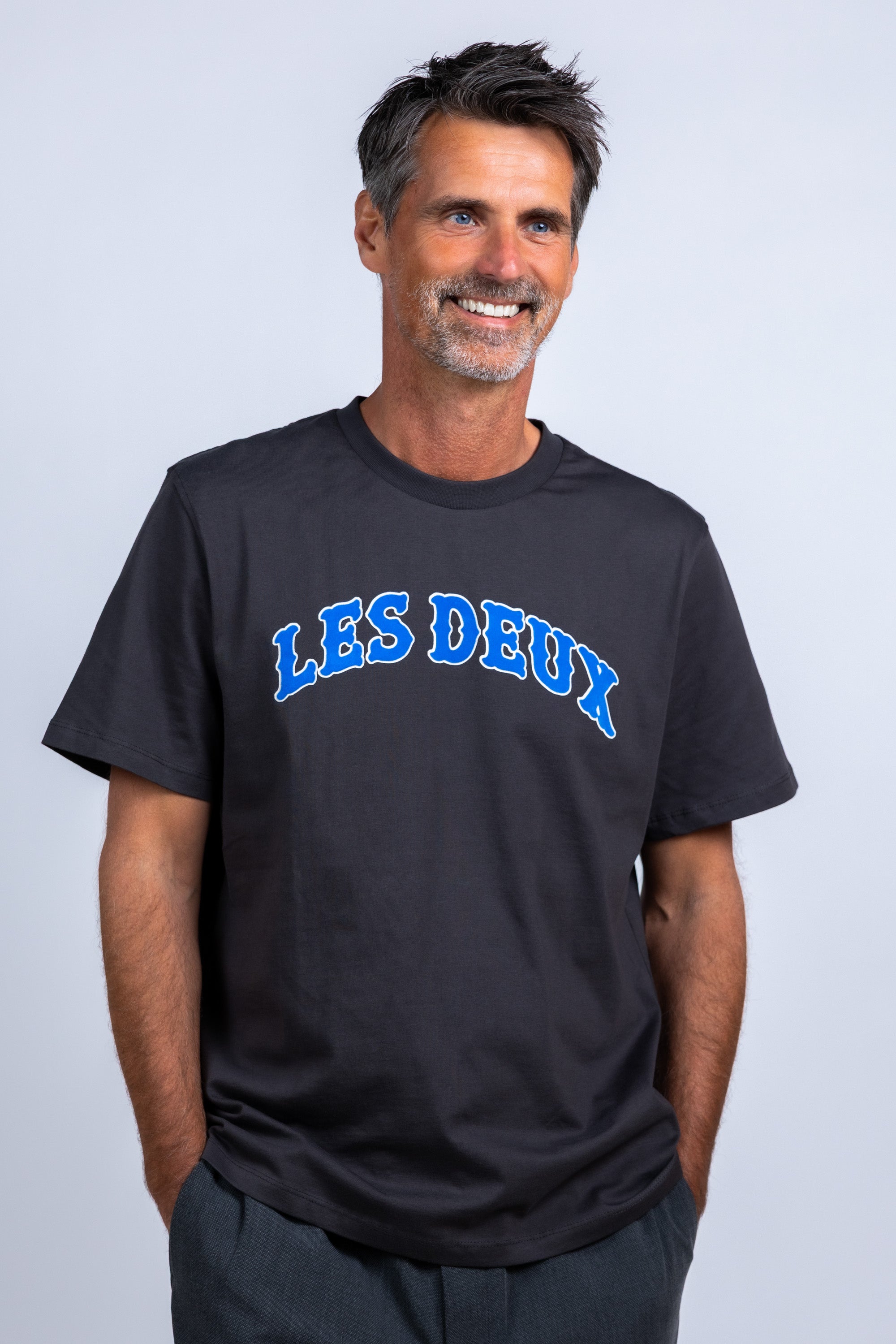 T-shirt met print - Antraciet