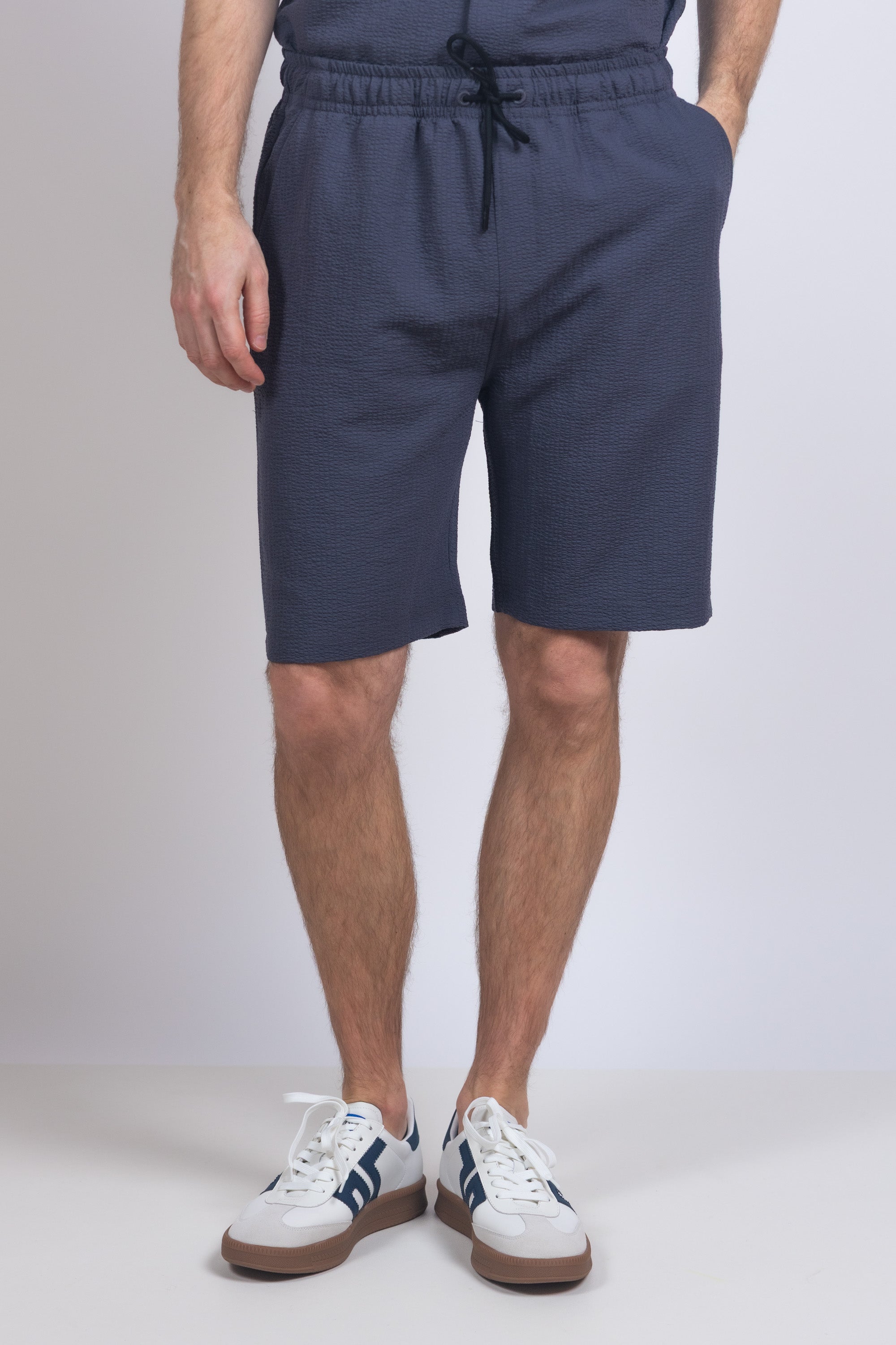 Short met elastische taille - Antraciet