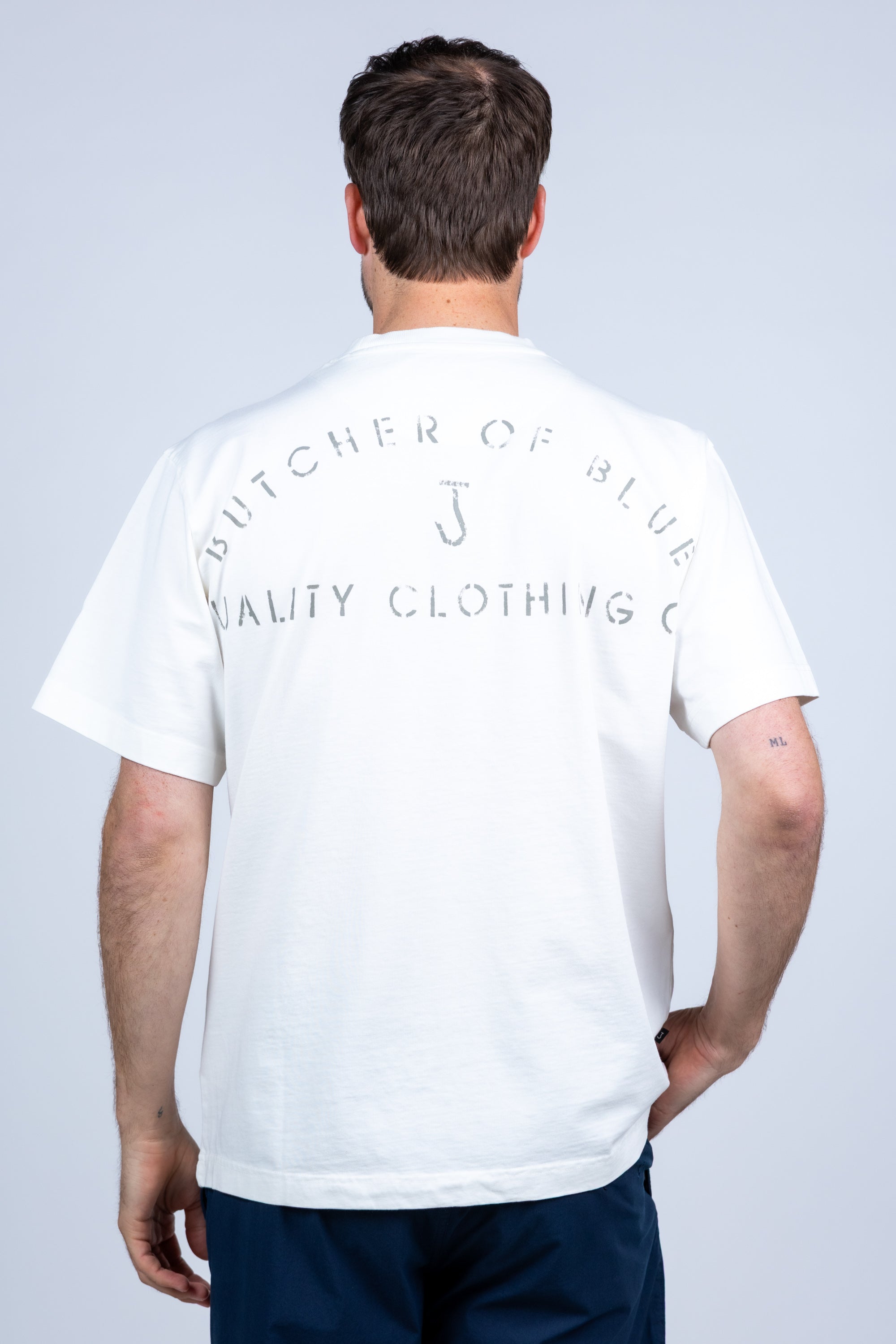 T-shirt met print - Wit
