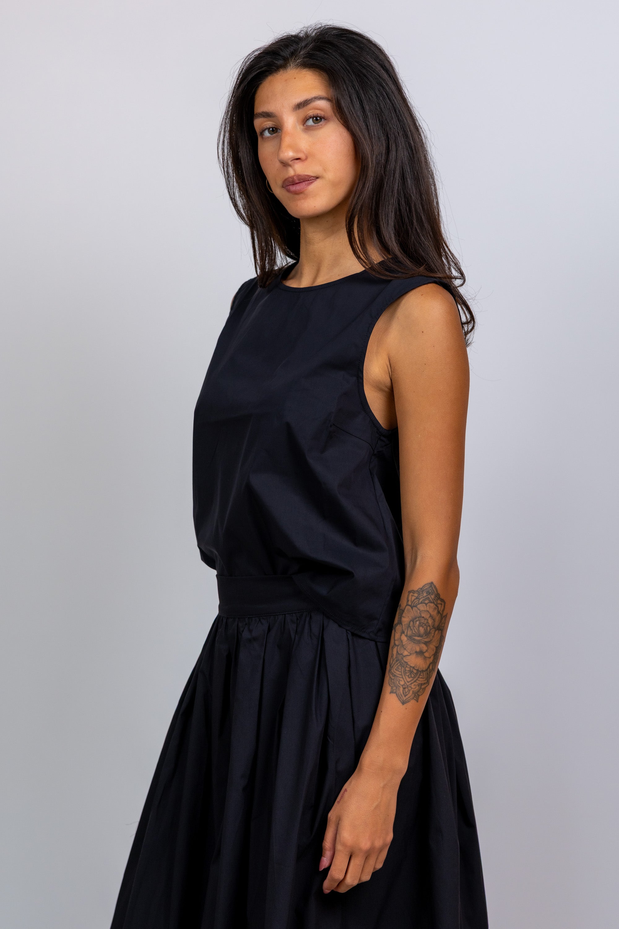 Top zonder mouwen - Zwart