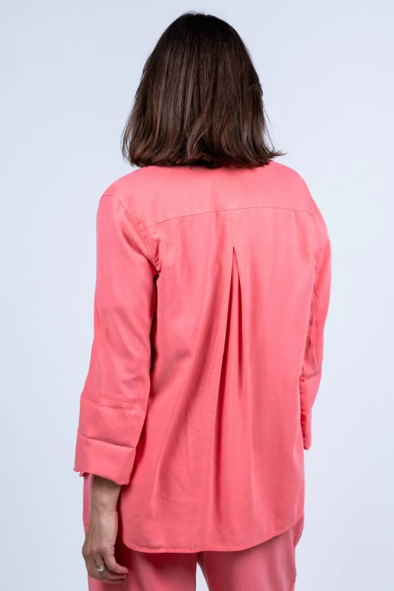 DAHL, BELLA DAHL, BELLA B2813-654-303 Blouse met knopen - Koraalroze
