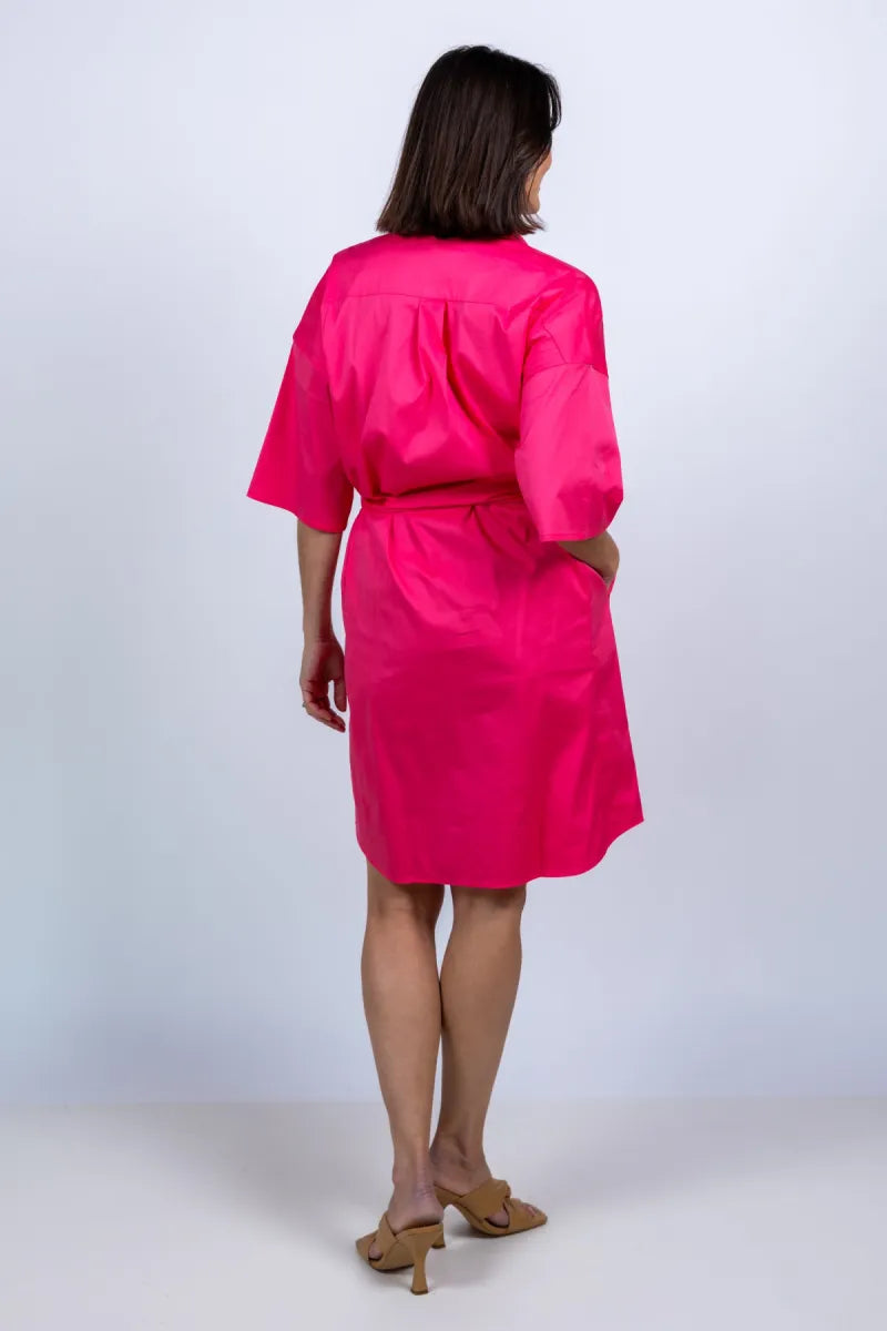 0039 ITALY 0039 ITALY DERBY 212602 Jurk met ceintuur - Pink/cyclaam