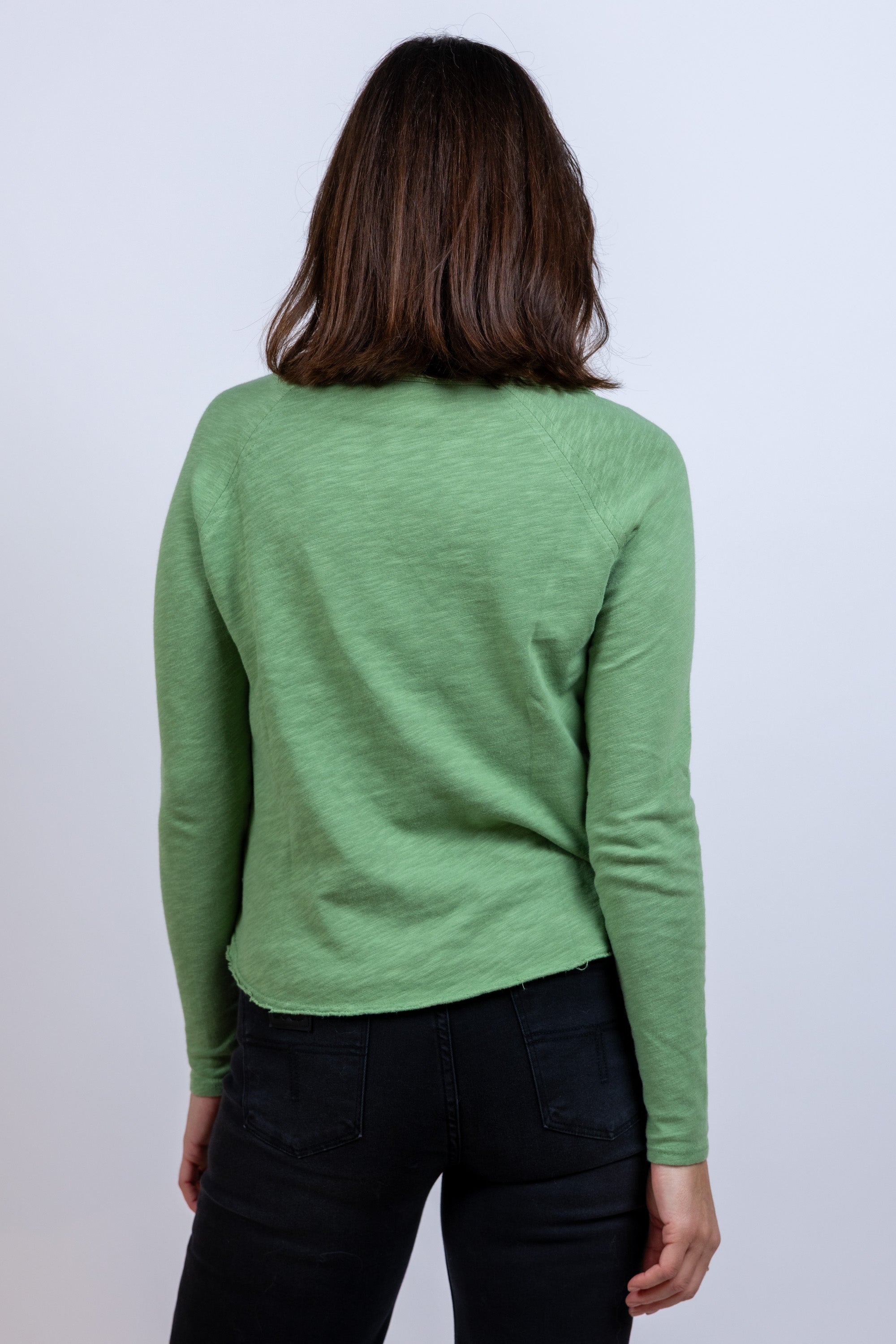 T-shirt met lange mouwen - Khaki